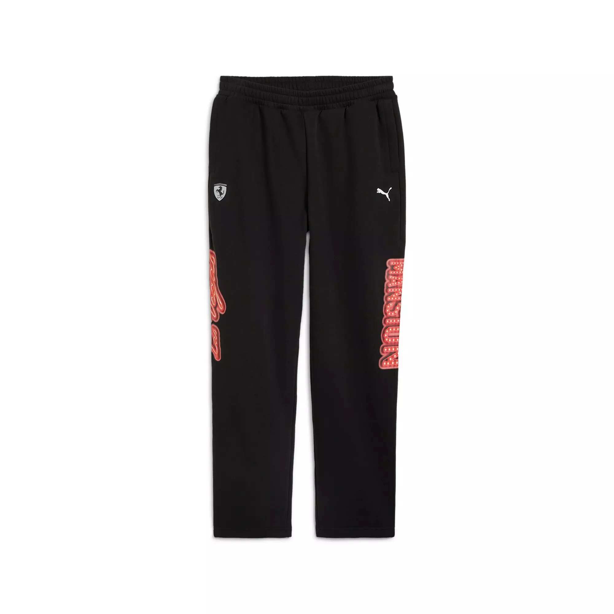 PUMA Men's Ferrari Race Neon Energy​ Pants -Black - BLACK