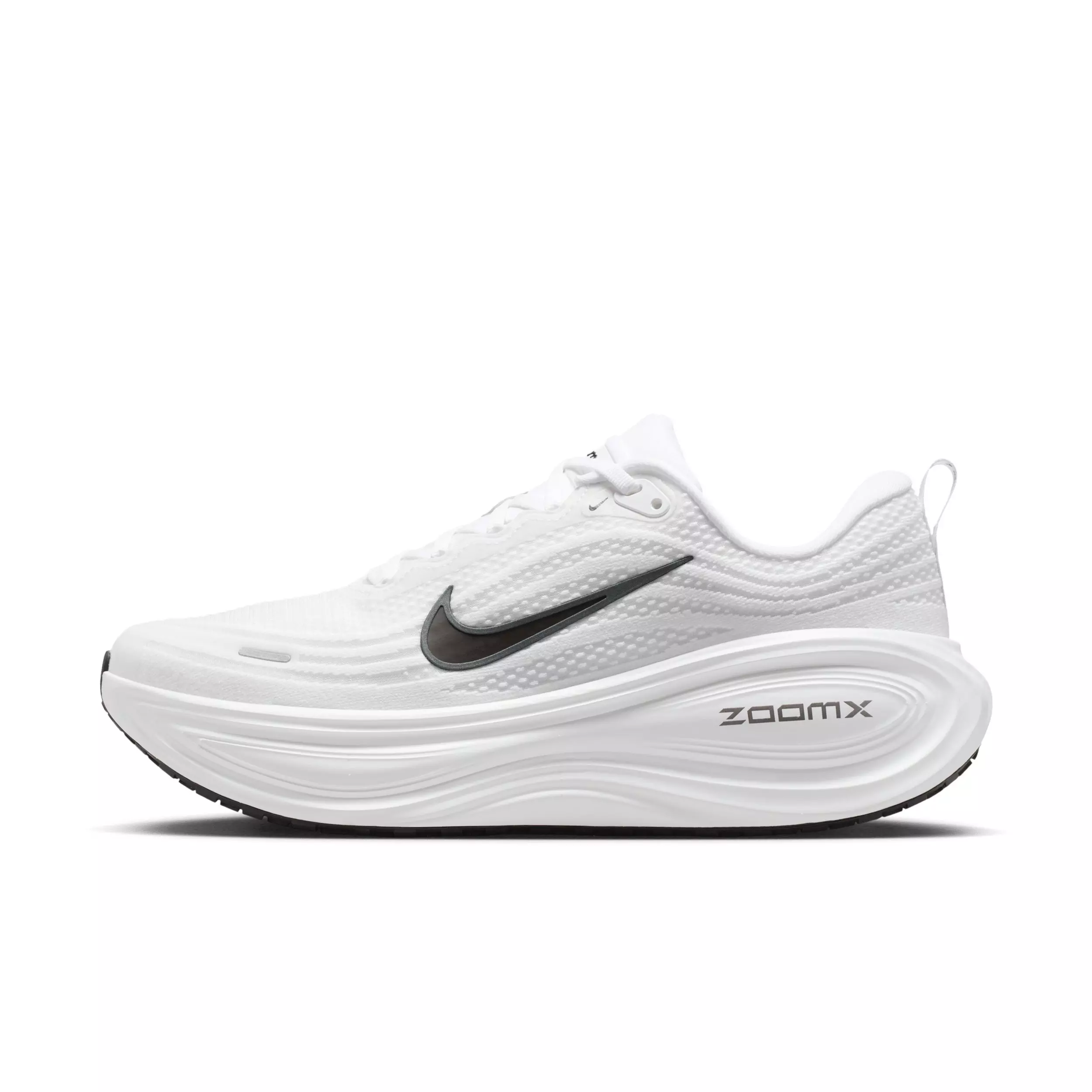 Nike Vomero Plus "White/Dark Smoke Grey/Metallic Dark Grey/Black" Men's Running Shoe - WHITE/DK GREY/DK GREY/BLACK