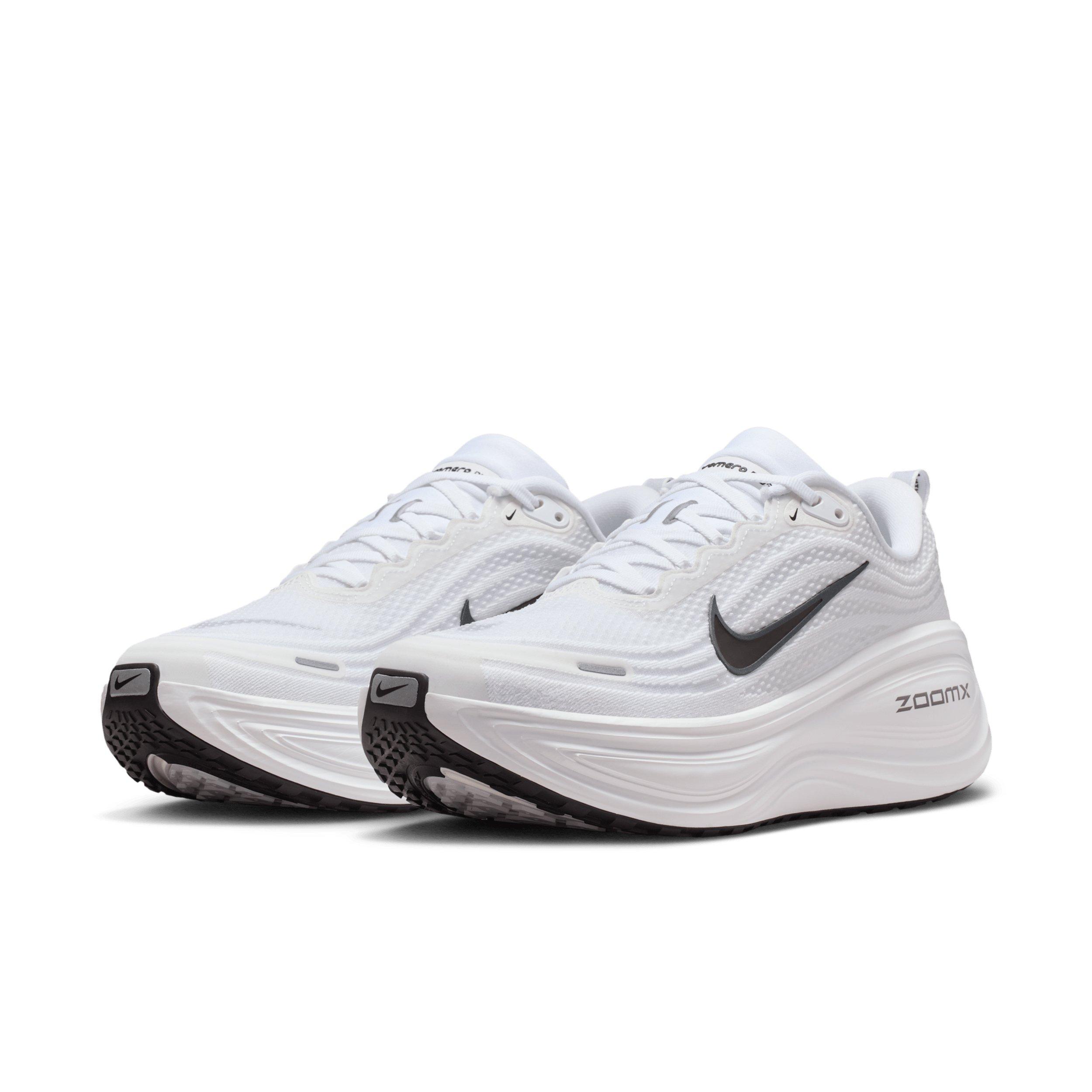 Nike Vomero Plus "White/Dark Smoke Grey/Metallic Dark Grey/Black" Men's Running Shoe - WHITE/DK GREY/DK GREY/BLACK Thumbnail View 3