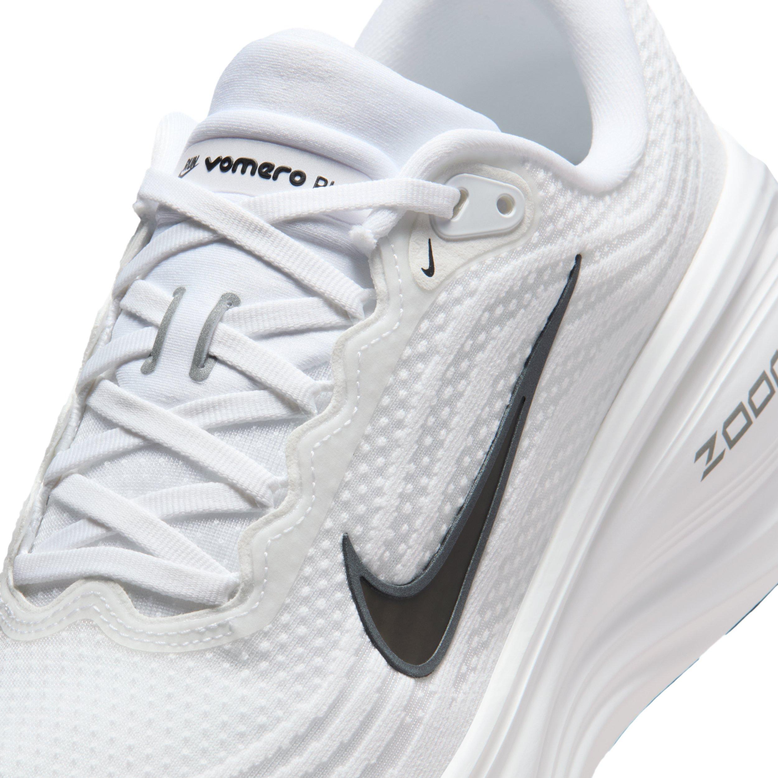 Nike Vomero Plus "White/Dark Smoke Grey/Metallic Dark Grey/Black" Men's Running Shoe - WHITE/DK GREY/DK GREY/BLACK Thumbnail View 7