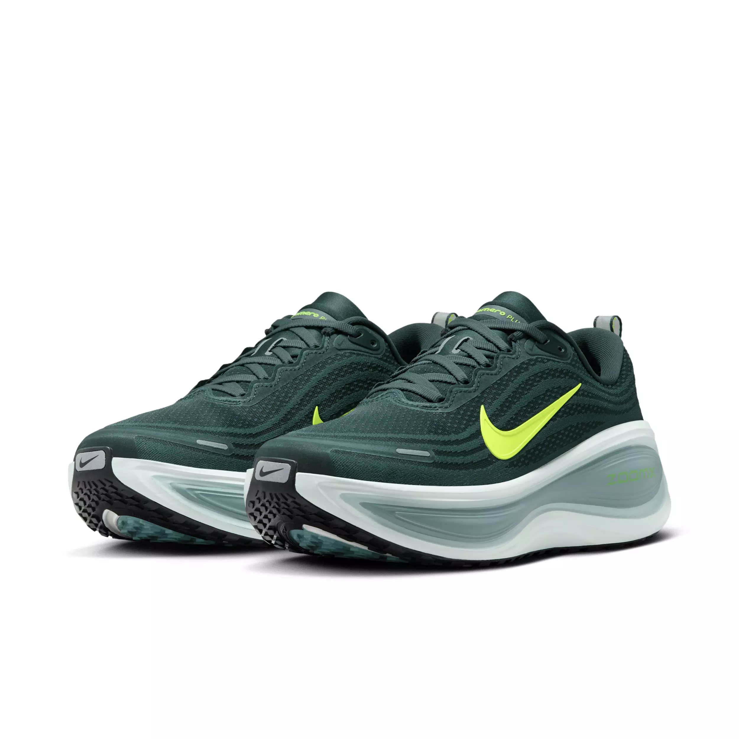 Nike Vomero Plus "Seaweed/Cannon/Green Haze/Volt" Men's Running Shoe - SEAWEED/CANNON/GREEN/VOLT