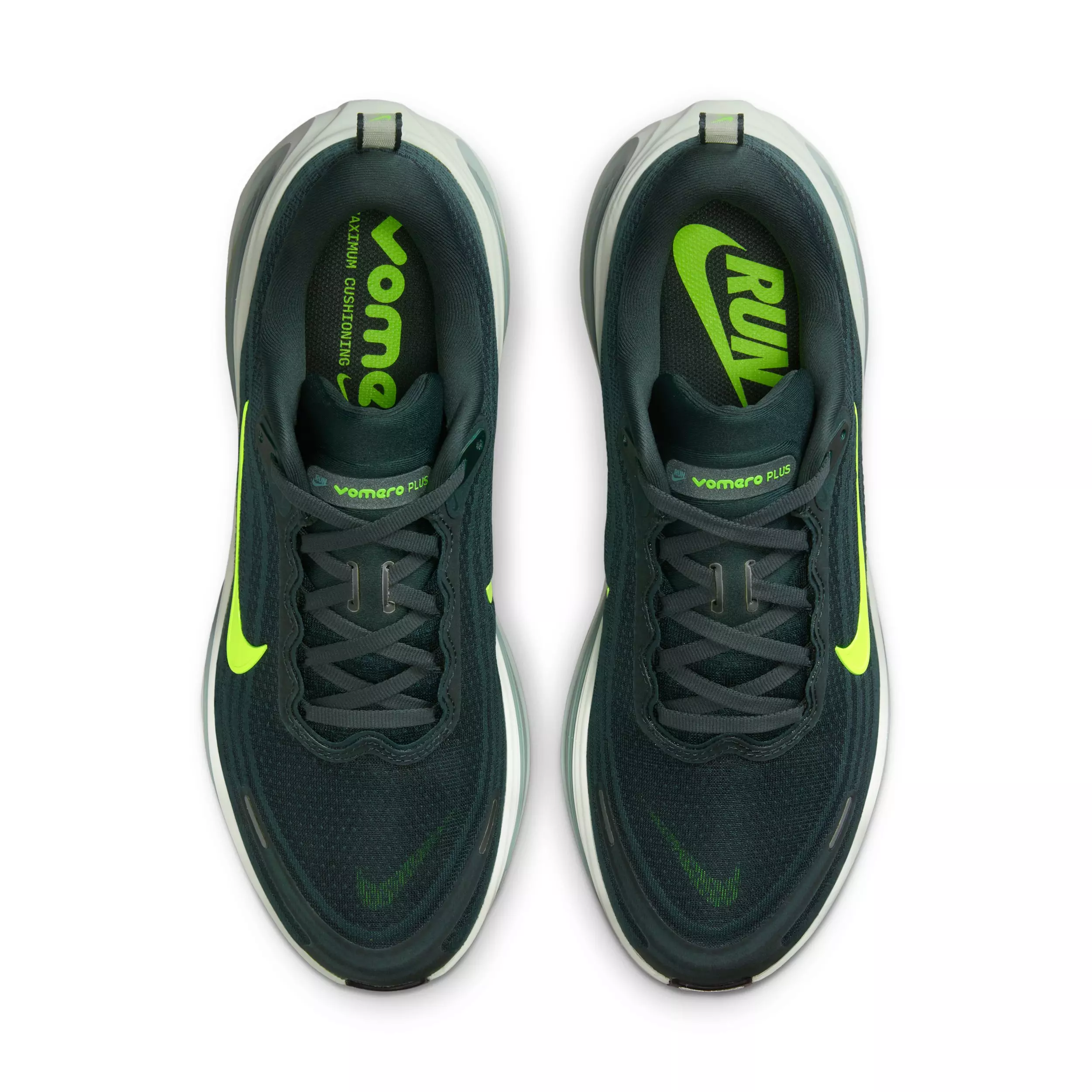 Nike Vomero Plus "Seaweed/Cannon/Green Haze/Volt" Men's Running Shoe - SEAWEED/CANNON/GREEN/VOLT