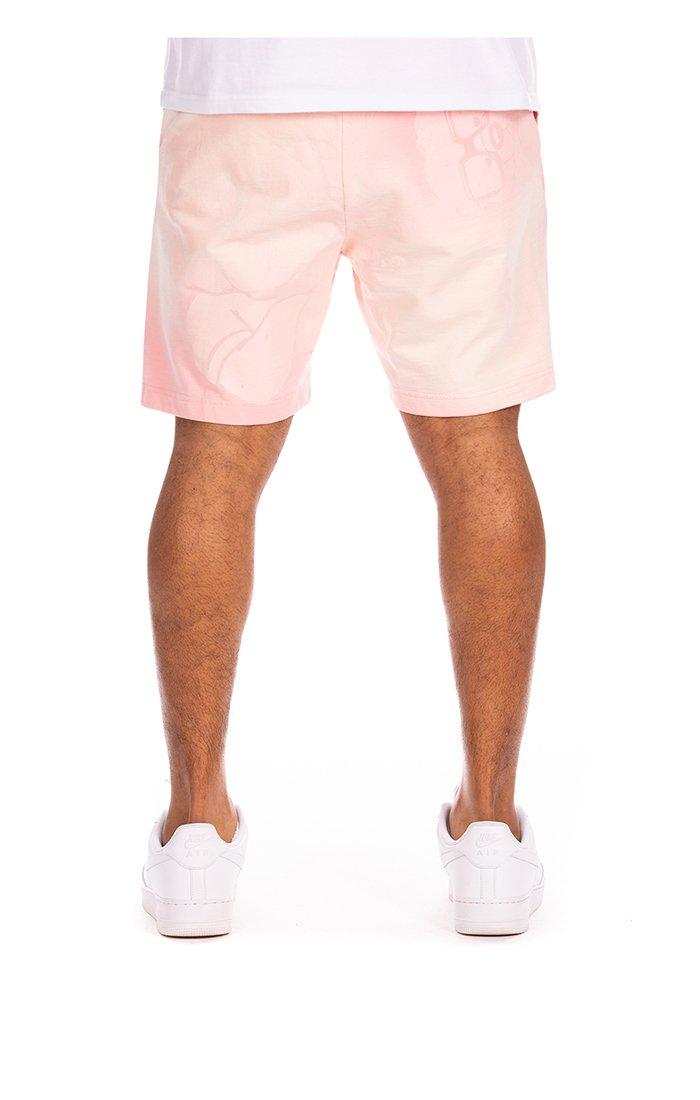 Hustle Gang Men's Unwind Shorts - Pink - PINK
