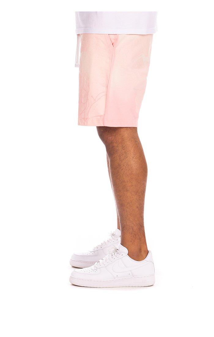 Hustle Gang Men's Unwind Shorts - Pink - PINK