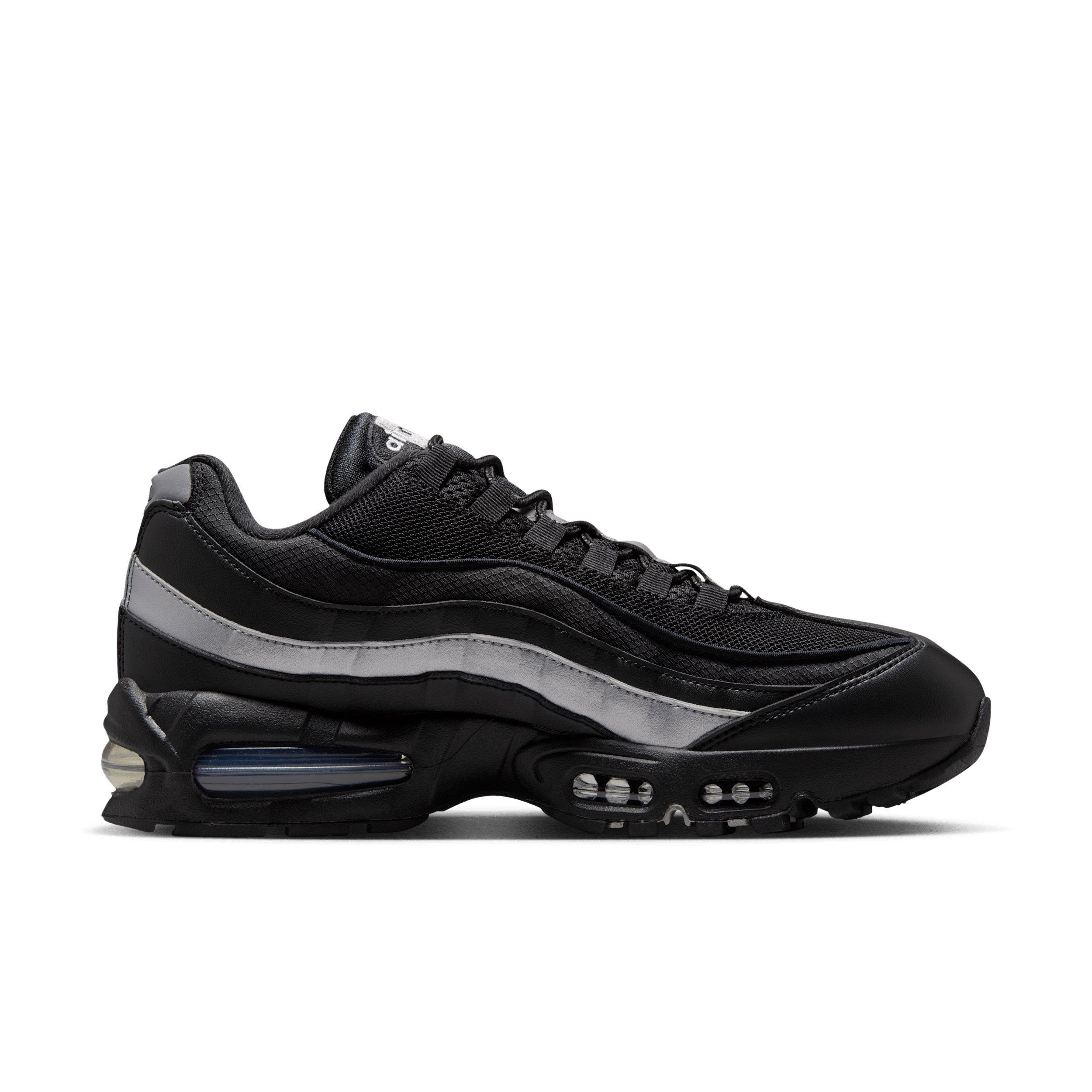 Nike Air Max 95 Big Bubble "Black/Black/White/Metallic Silver" Men's Shoe - BLACK/BLACK/WHITE/SILVER Thumbnail View 1
