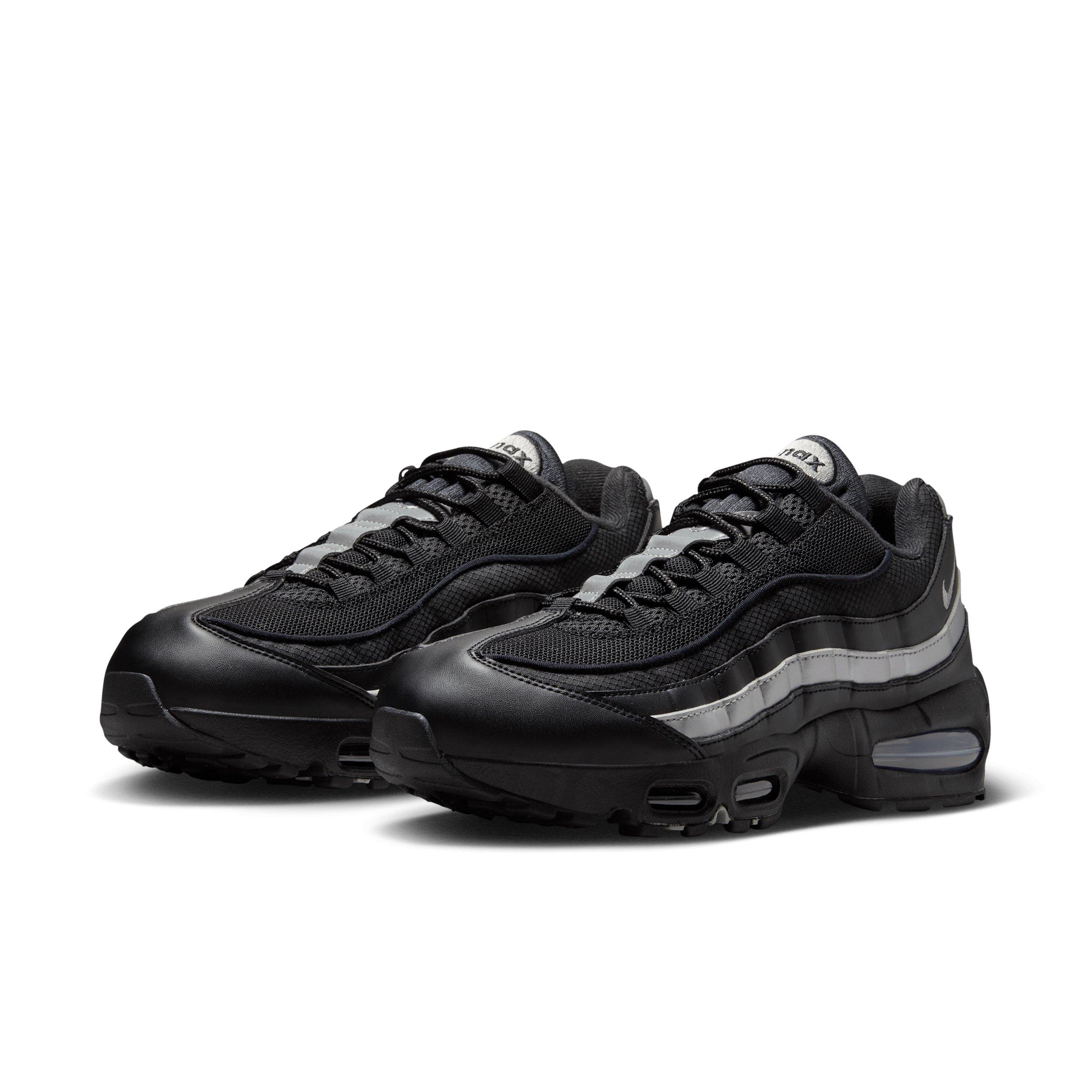 Nike Air Max 95 Big Bubble "Black/Black/White/Metallic Silver" Men's Shoe - BLACK/BLACK/WHITE/SILVER Thumbnail View 3