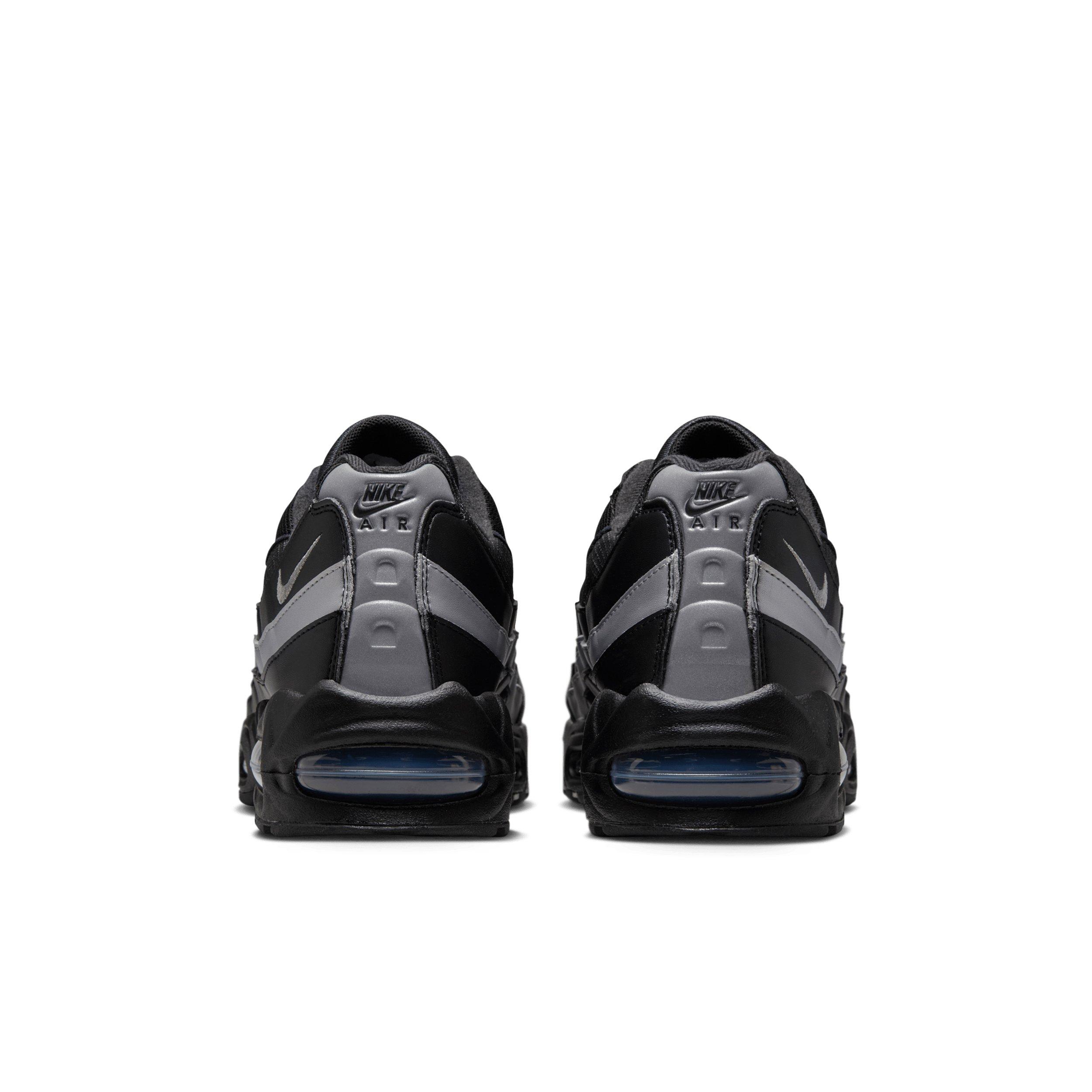 Nike Air Max 95 Big Bubble "Black/Black/White/Metallic Silver" Men's Shoe - BLACK/BLACK/WHITE/SILVER Thumbnail View 5