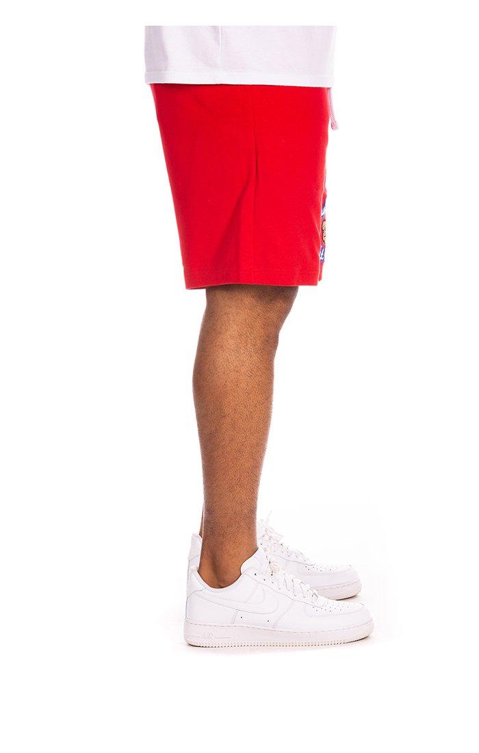 Hustle Gang Men's Working Shorts - Red - RED