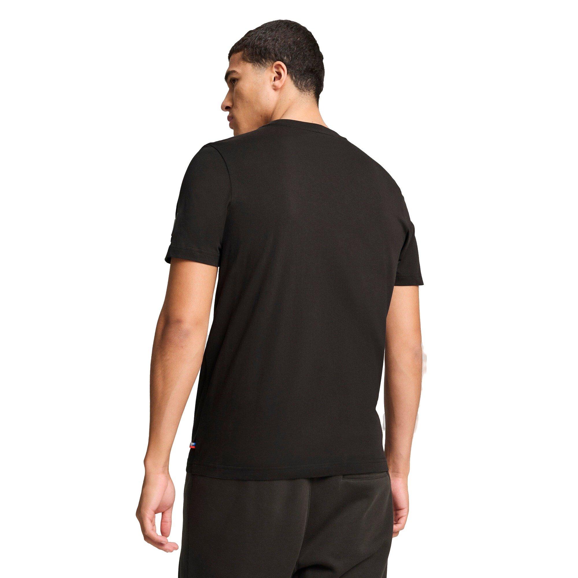 PUMA Men's BMW MMS Neon Energy Graphic Tee -Black - BLACK Thumbnail View 2