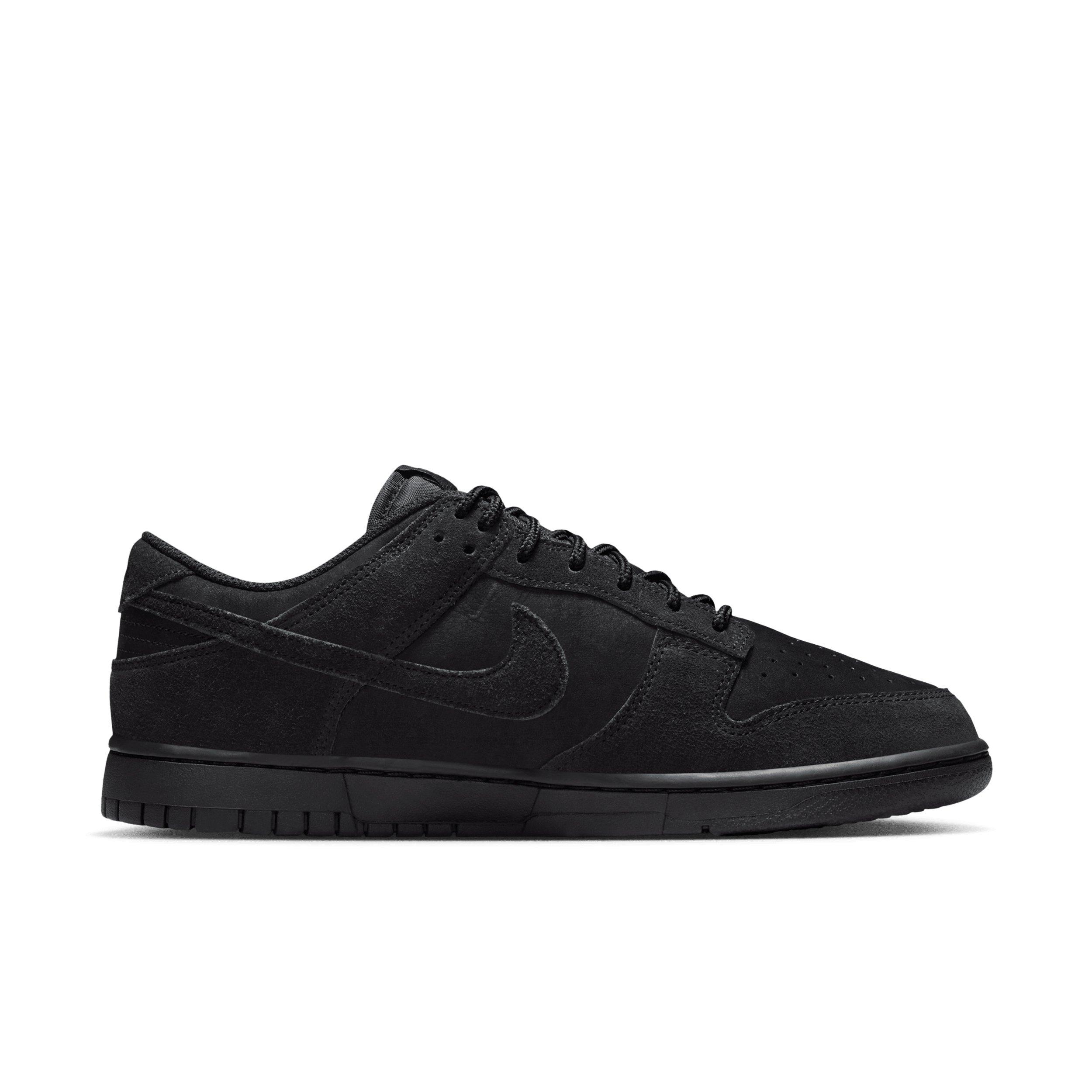 Nike Dunk Low SE "Black/Black/Black" Men's Shoe - BLACK/BLACK/BLACK Thumbnail View 1