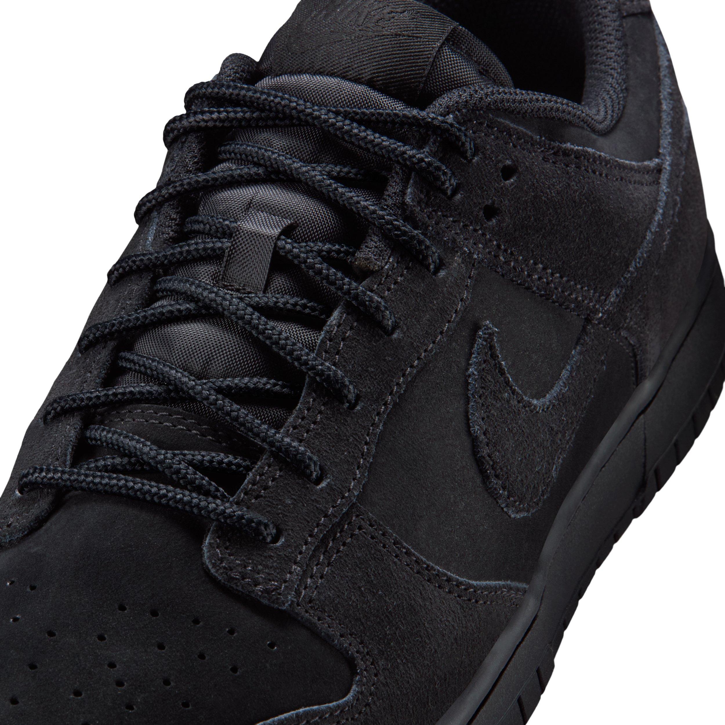 Nike Dunk Low SE "Black/Black/Black" Men's Shoe - BLACK/BLACK/BLACK Thumbnail View 7
