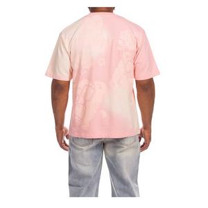 Hustle Gang Men's Unwind Knit Short Sleeve T-Shirt - Pink - PINK