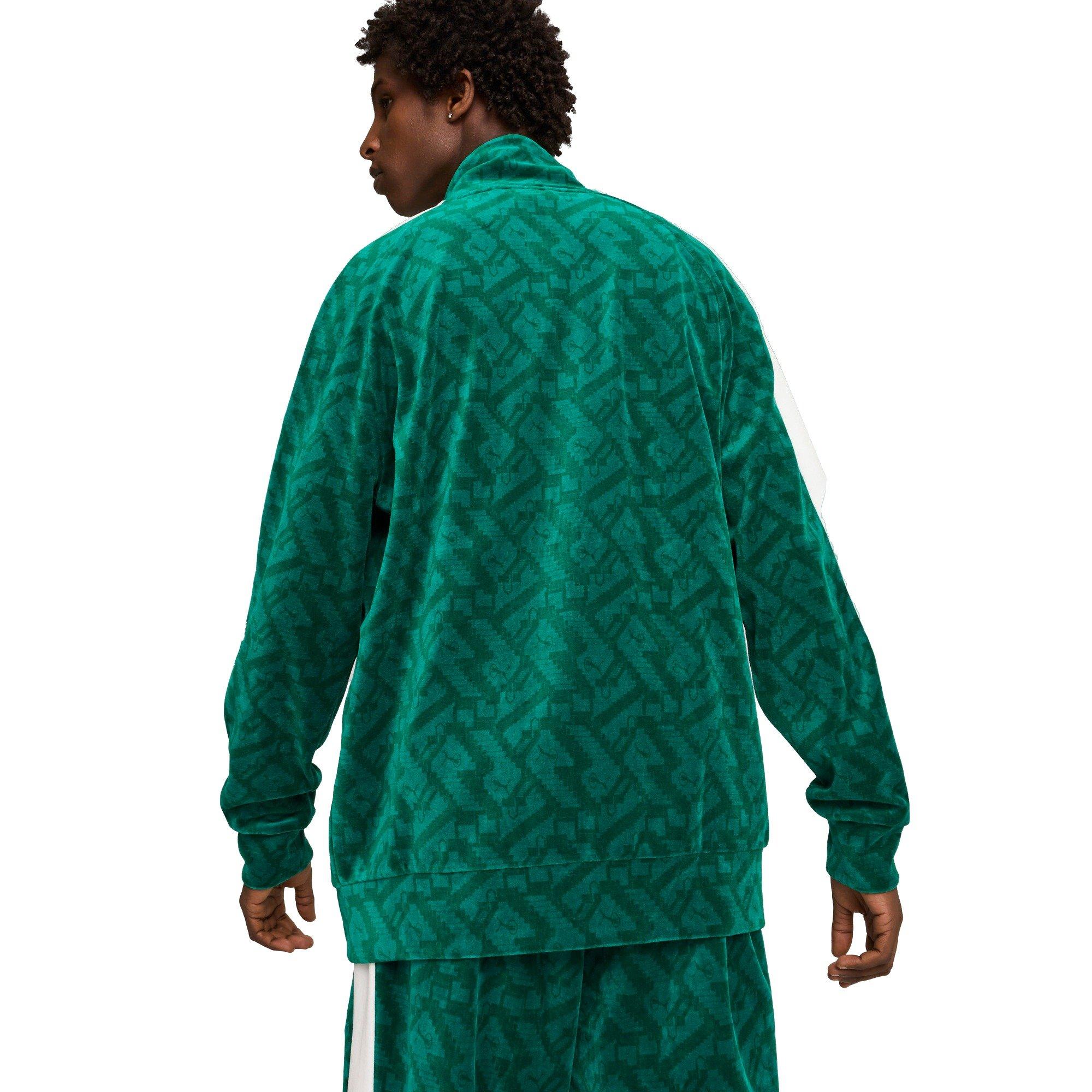 PUMA x Squid Game Men's T7 Track Jacket - Green - GREEN Thumbnail View 2