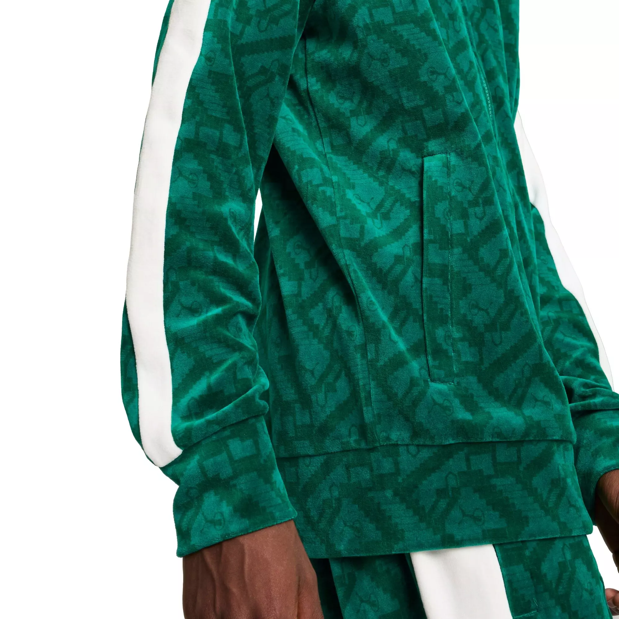 PUMA x Squid Game Men's T7 Track Jacket -Green - GREEN