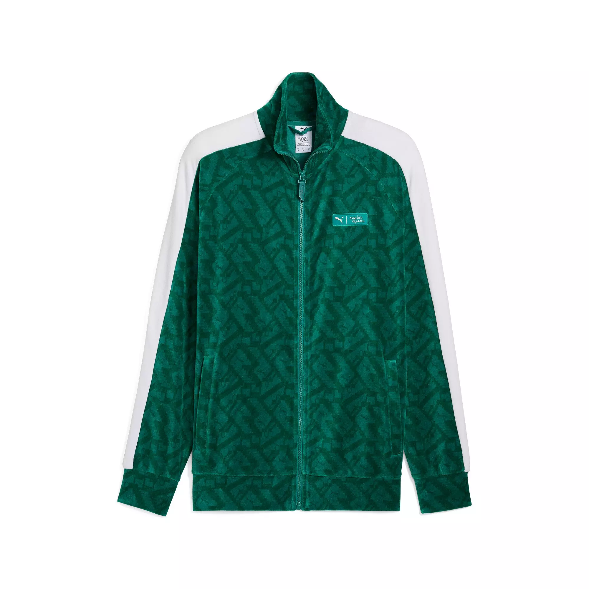 PUMA x Squid Game Men's T7 Track Jacket -Green - GREEN