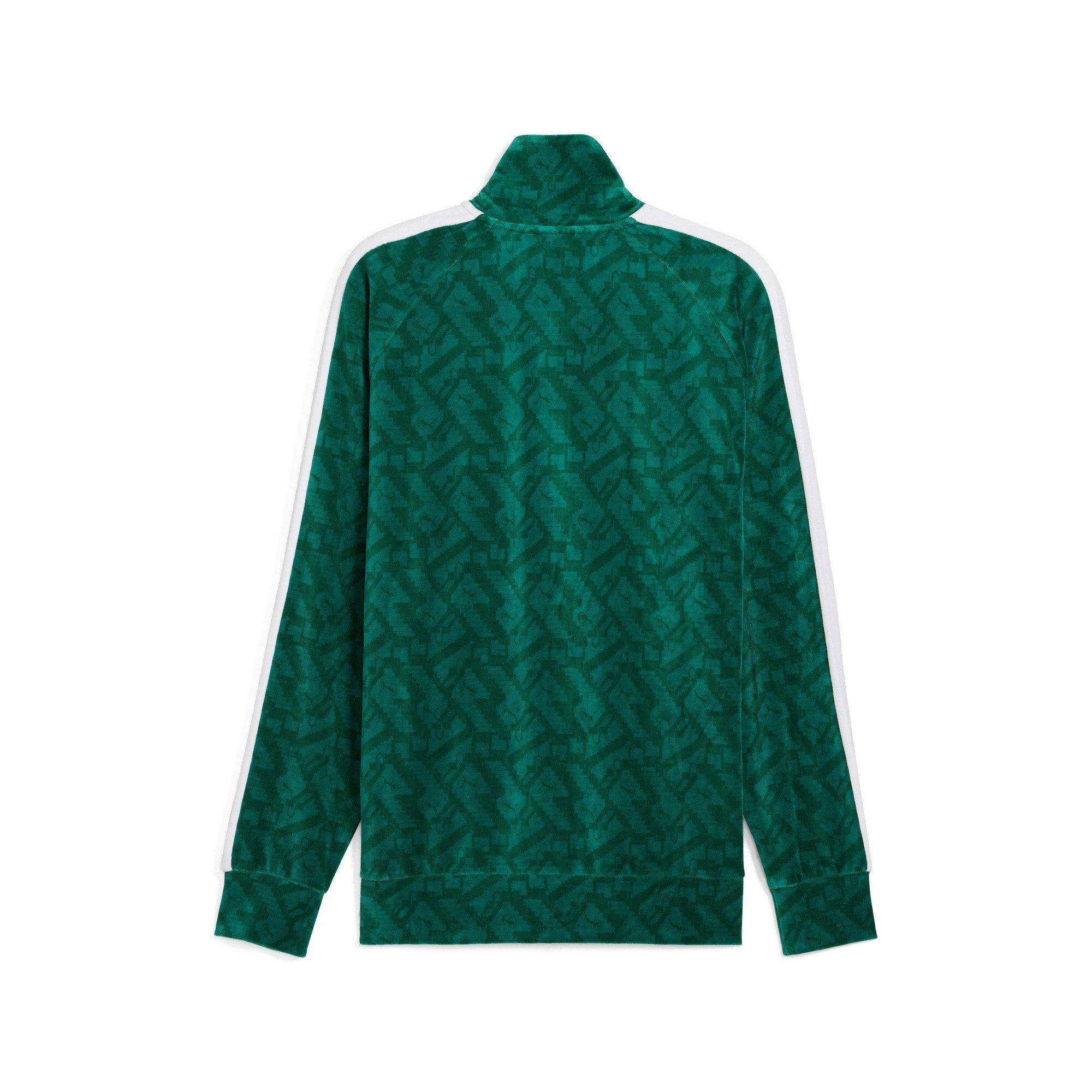 PUMA x Squid Game Men's T7 Track Jacket - Green - GREEN Thumbnail View 7