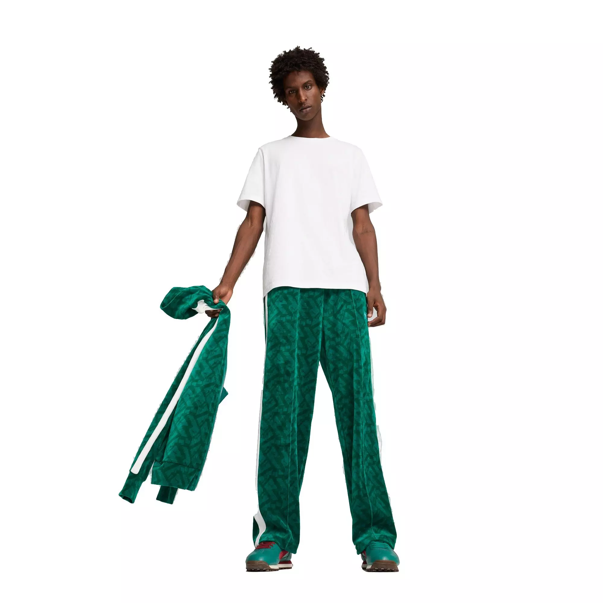 PUMA x Squid Game Men's T7 Track Pants -Green - GREEN