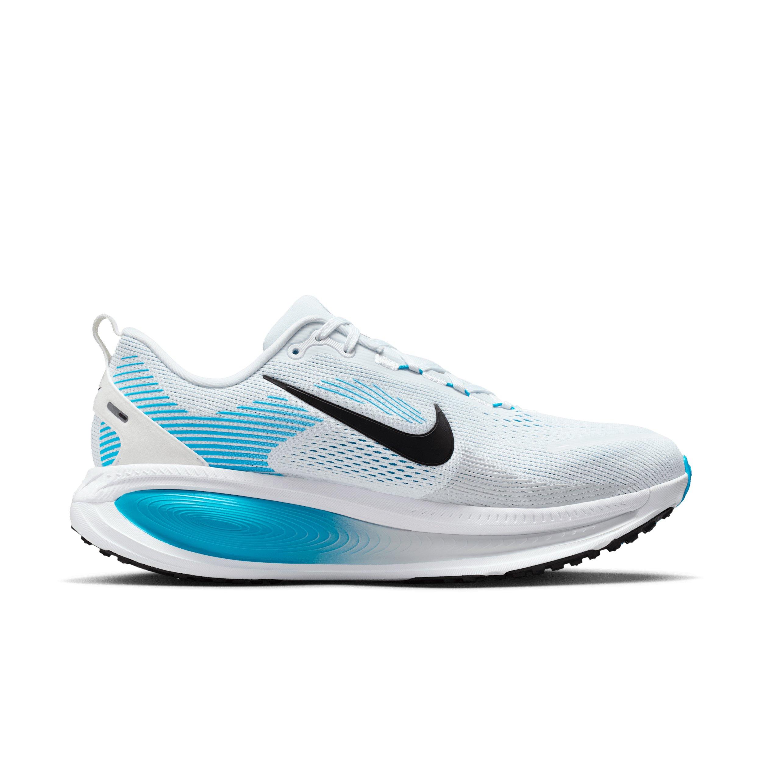 Nike Vomero 18 "White/Blue Hero/Pure Platinum/Black" Men's Wide Running Shoe - WHITE/BLUE/PLATINUM/BLACK Thumbnail View 1