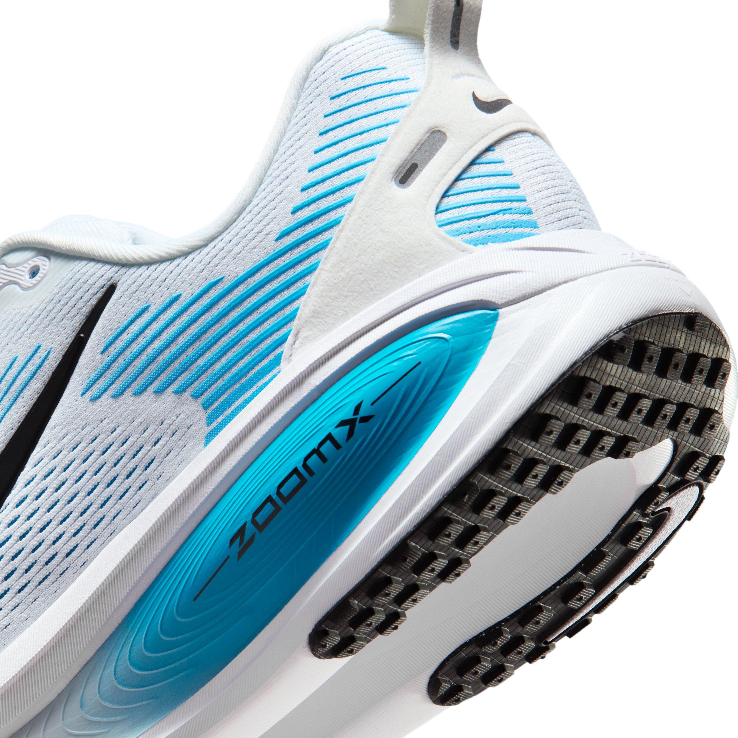 Nike Vomero 18 "White/Blue Hero/Pure Platinum/Black" Men's Wide Running Shoe - WHITE/BLUE/PLATINUM/BLACK Thumbnail View 8