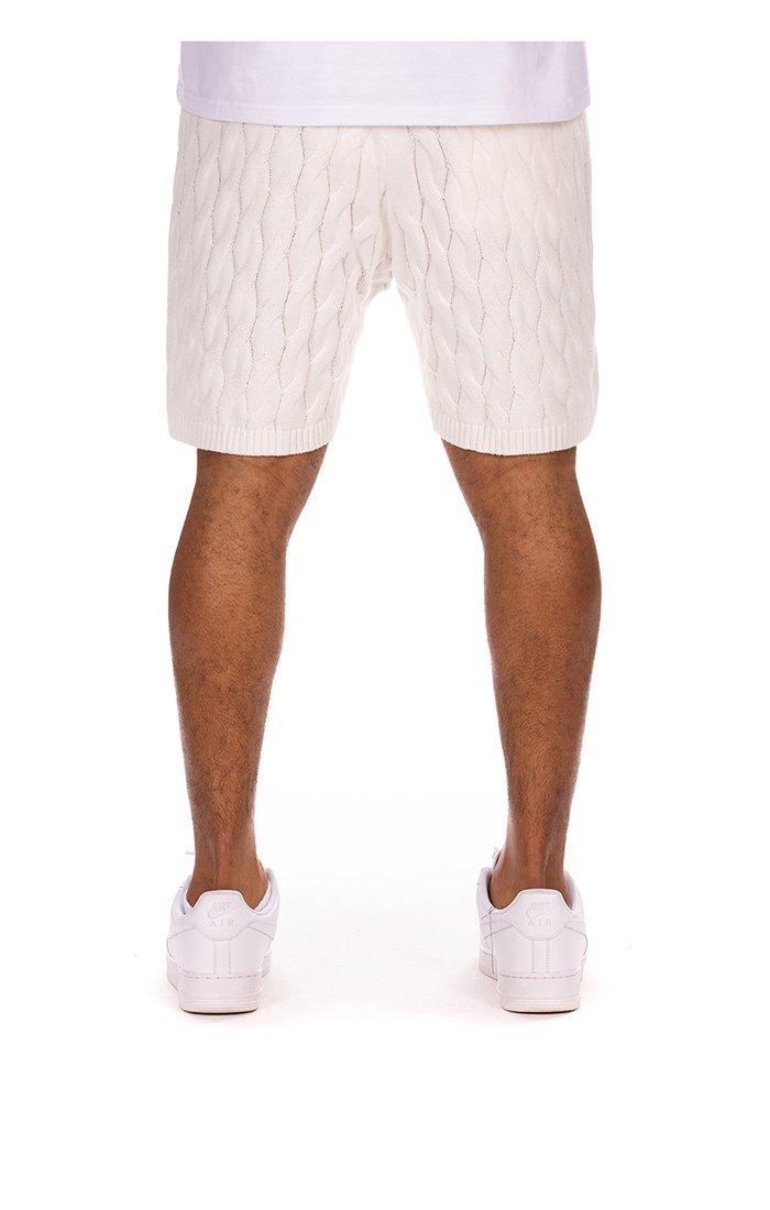 Hustle Gang Men's Bask Shorts - Cream - CREAM