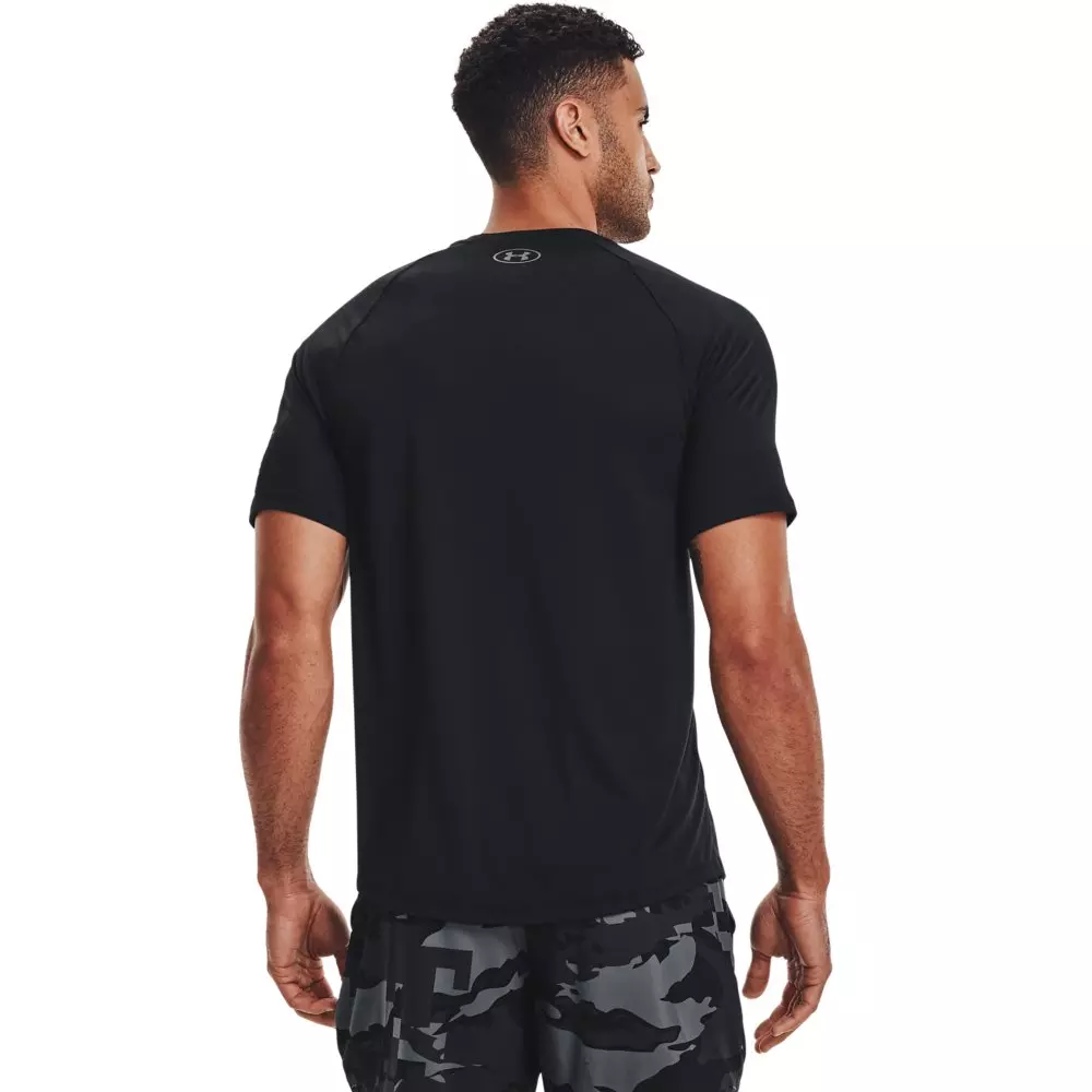 Under Armour Men's UA Tech Freedom Short-Sleeve Tee - BLACK/GREY