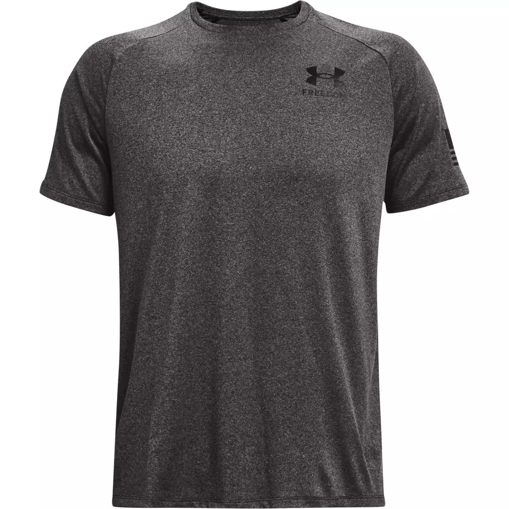 Under Armour Men's UA Tech Freedom Short-Sleeve Tee - DK GREY