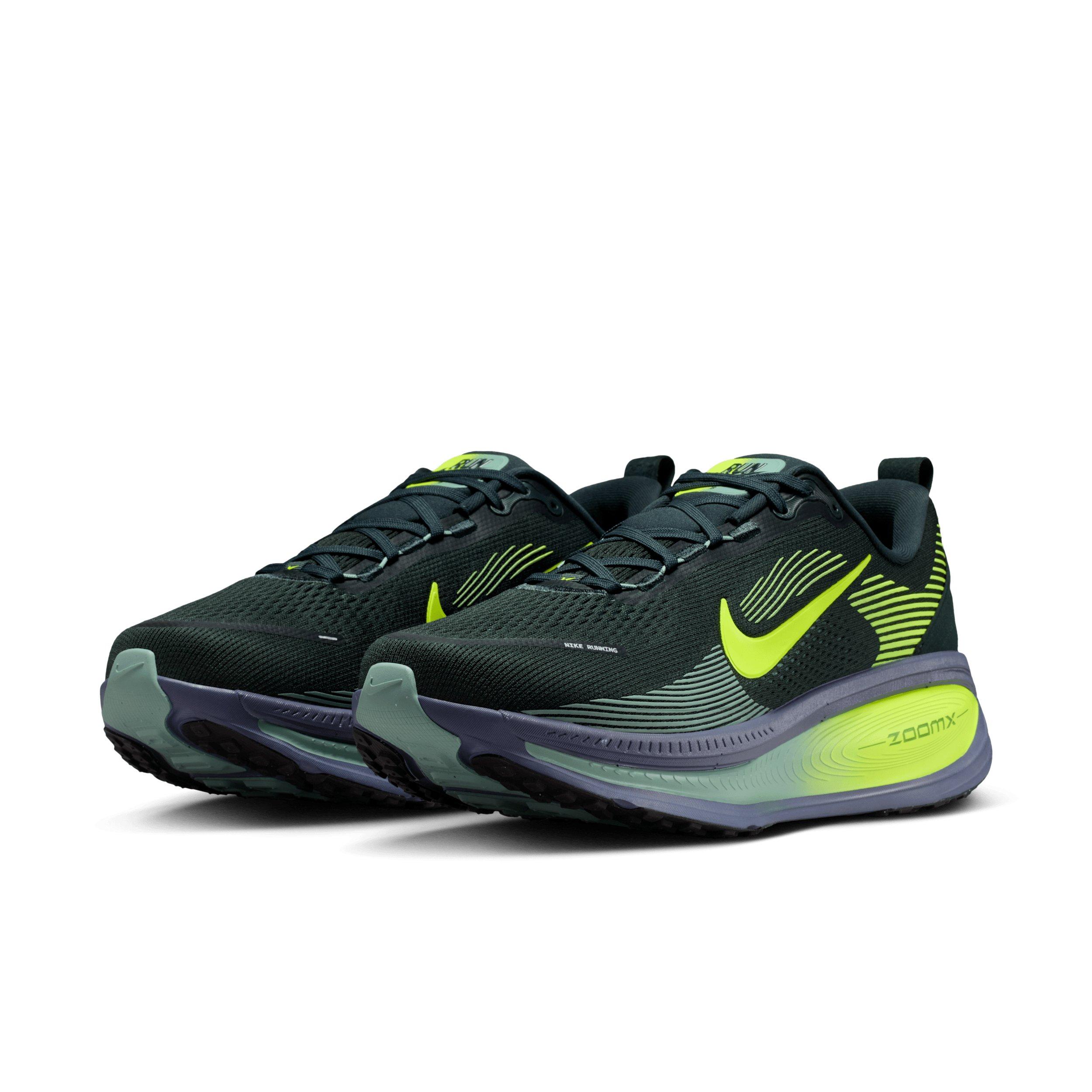 Nike Vomero 18 "Seaweed/Cannon/Sanded Purple/Volt" Men's Wide Running Shoe - SEAWEED/CANNON/PURPLE/VOLT Thumbnail View 3