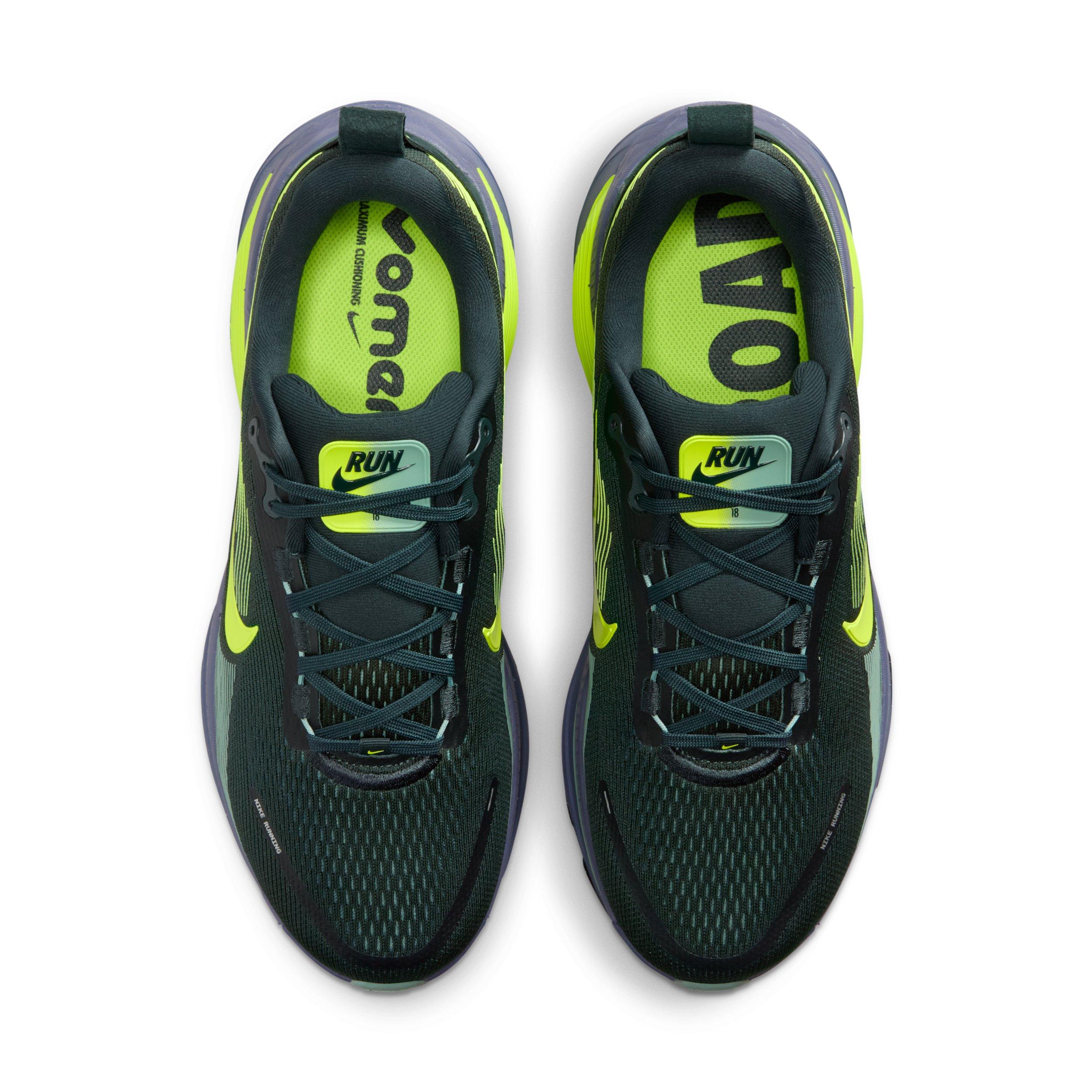 Nike Vomero 18 "Seaweed/Cannon/Sanded Purple/Volt" Men's Wide Running Shoe - SEAWEED/CANNON/PURPLE/VOLT Thumbnail View 4