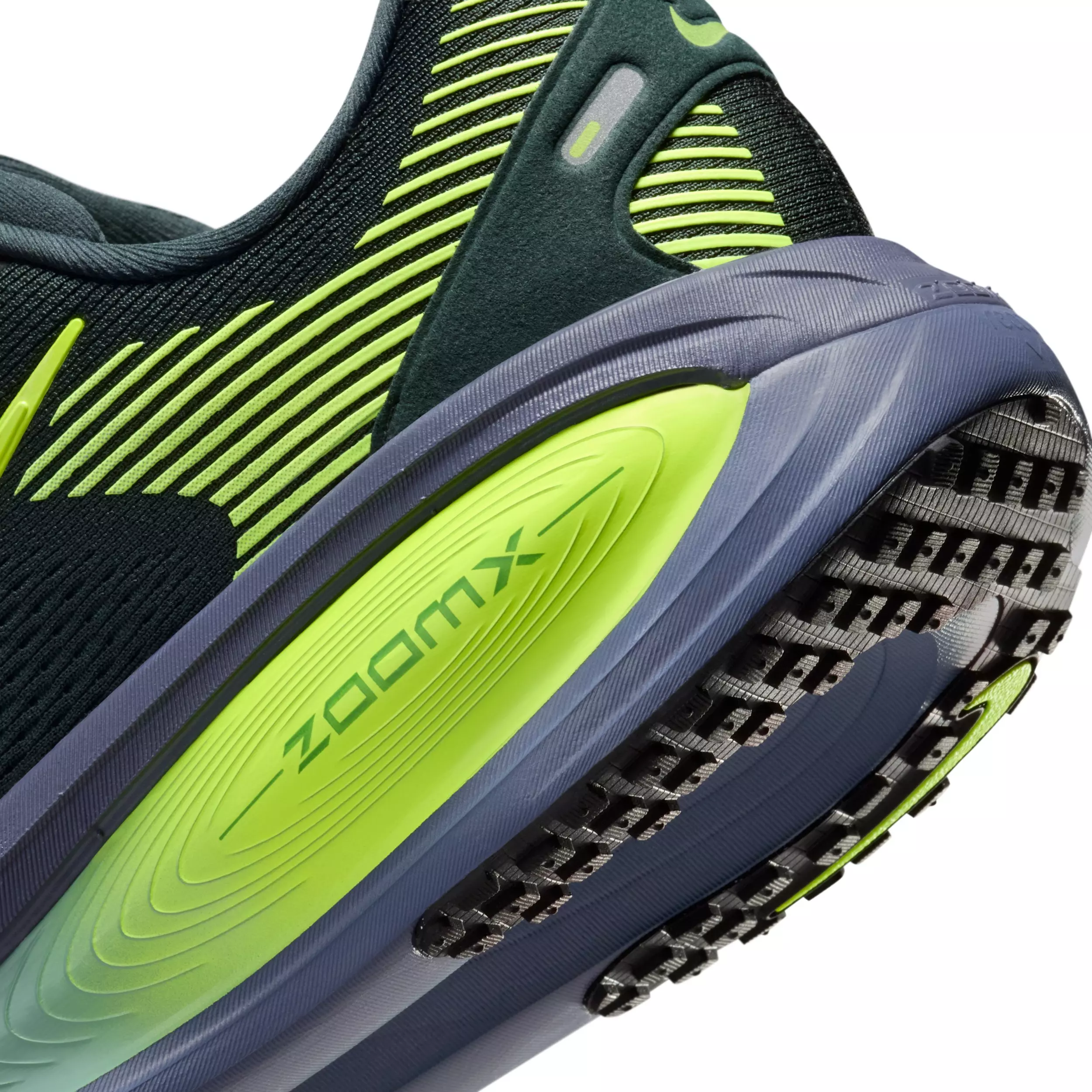 Nike Vomero 18 "Seaweed/Cannon/Sanded Purple/Volt" Men's Wide Running Shoe - SEAWEED/CANNON/PURPLE/VOLT