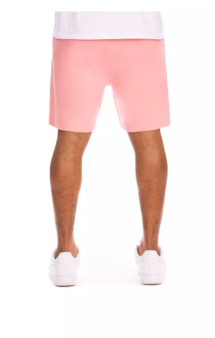 Hustle Gang Men's Chip Shorts - Pink - PINK