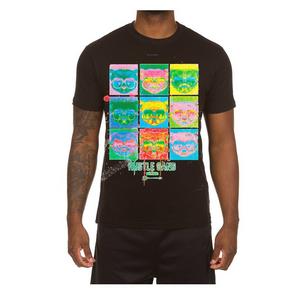 Hustle Gang Men's Andy Bear Knit Short Sleeve T-Shirt - Black - BLACK