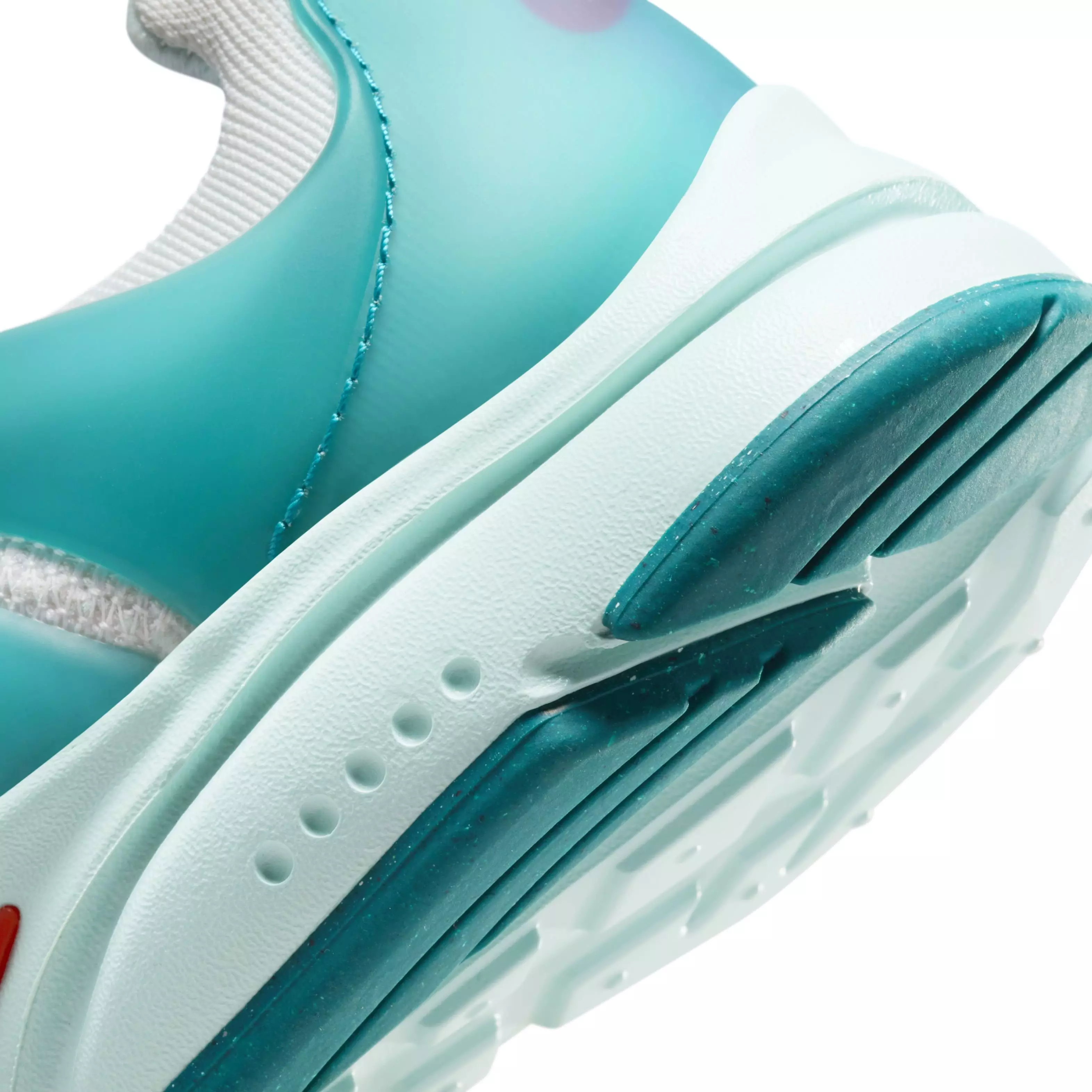 Nike Presto "White/Siren Red/Jade Ice/Geode Teal" Grade School Girls' Shoe - WHITE/RED/JADE/TEAL