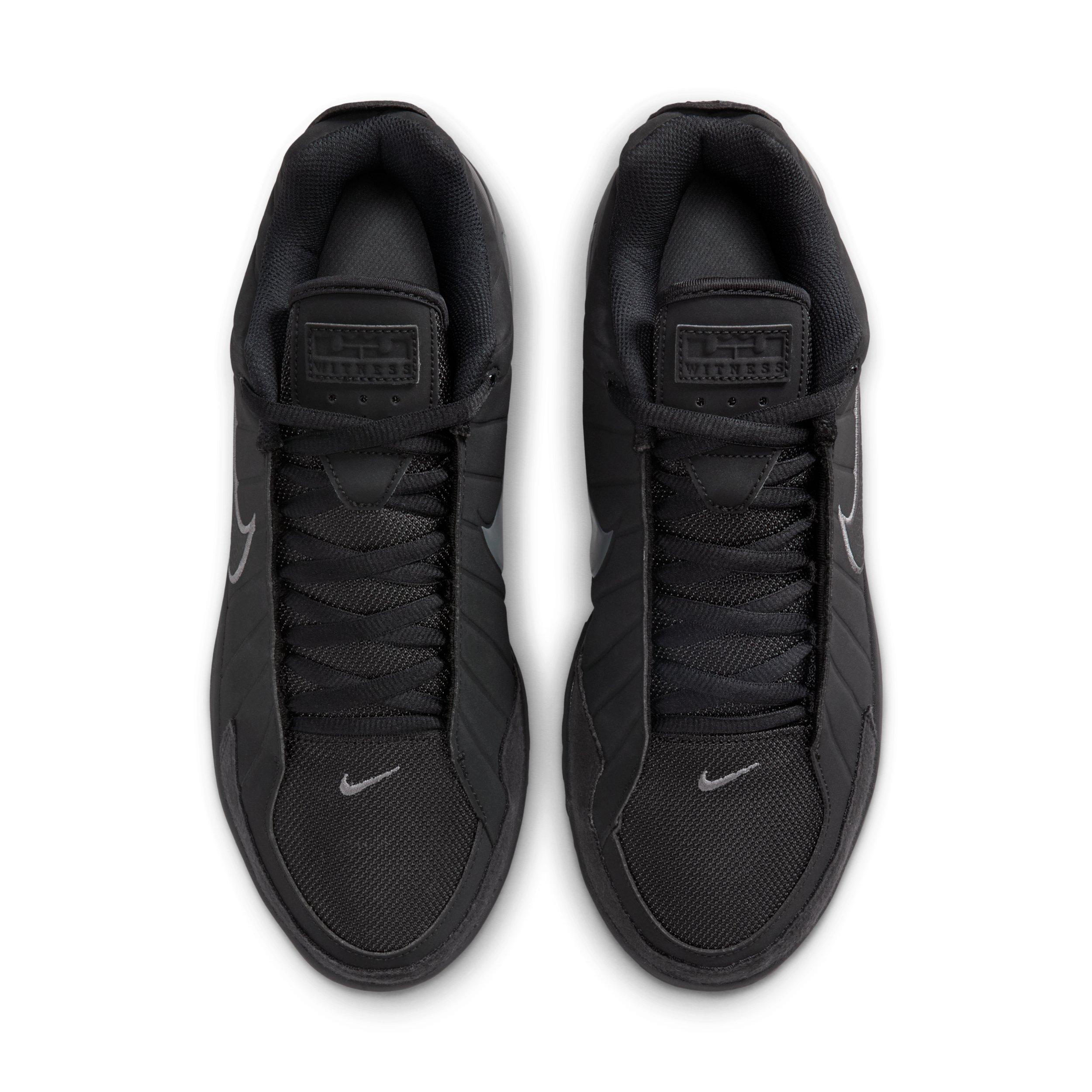 Nike LeBron Witness 9 "Black/Iron Grey/Black" Men's Basketball Shoe - BLACK/GREY/BLACK Thumbnail View 4