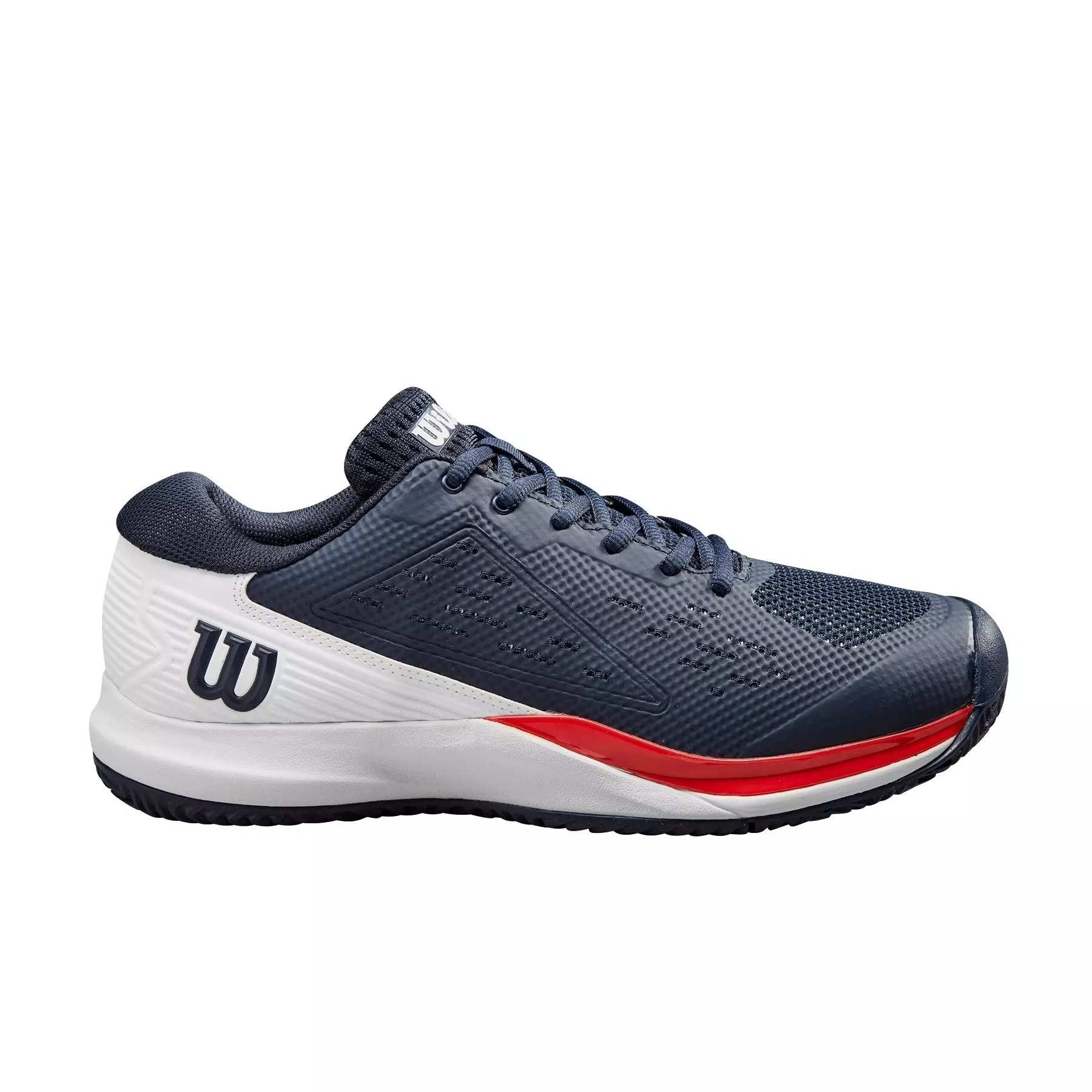 Wilson Rush Pro Ace "Navy Blazer/White/Infrared" Men's Tennis Shoe - NAVY/WHITE/INFRARED