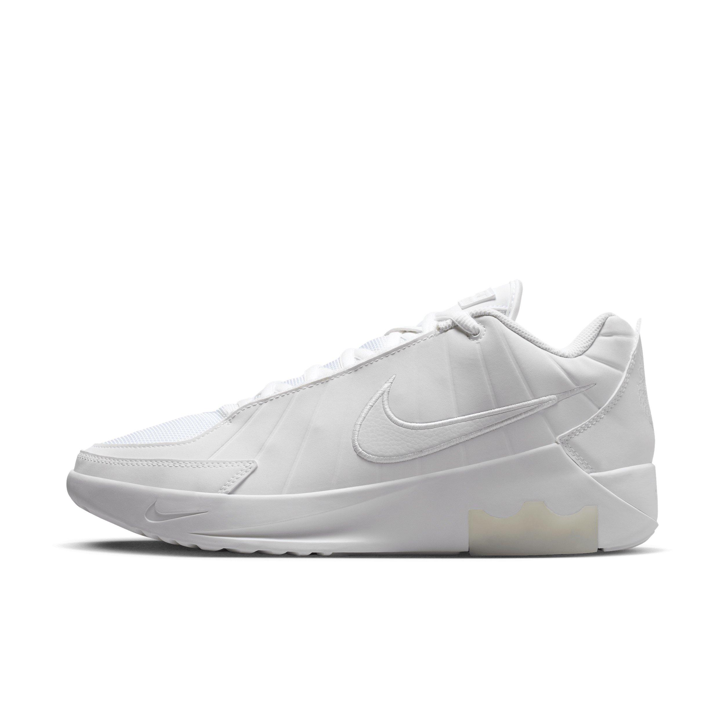 Nike LeBron Witness 9 "White/Black/White" Men's Basketball Shoe - WHITE/BLACK/WHITE Thumbnail View 2