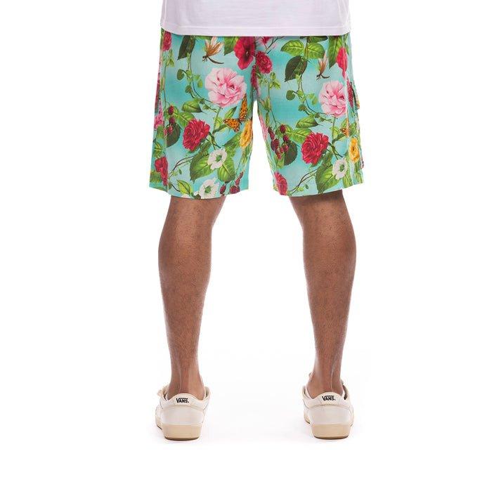 Hustle Gang Men's Florid Shorts - Multi-Color - MULTI-COLOR