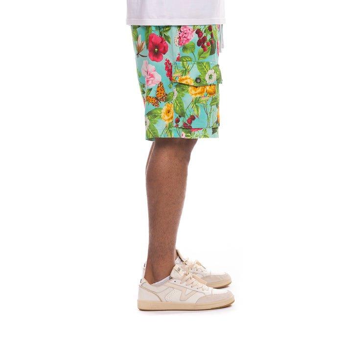 Hustle Gang Men's Florid Shorts - Multi-Color - MULTI-COLOR