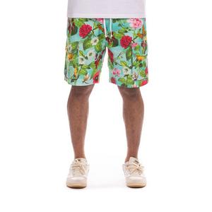 Hustle Gang Men's Florid Shorts - Multi-Color - MULTI-COLOR
