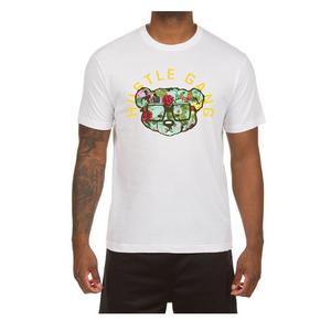 Hustle Gang Men's Pocket Posy Knit Short Sleeve T-Shirt - White - WHITE