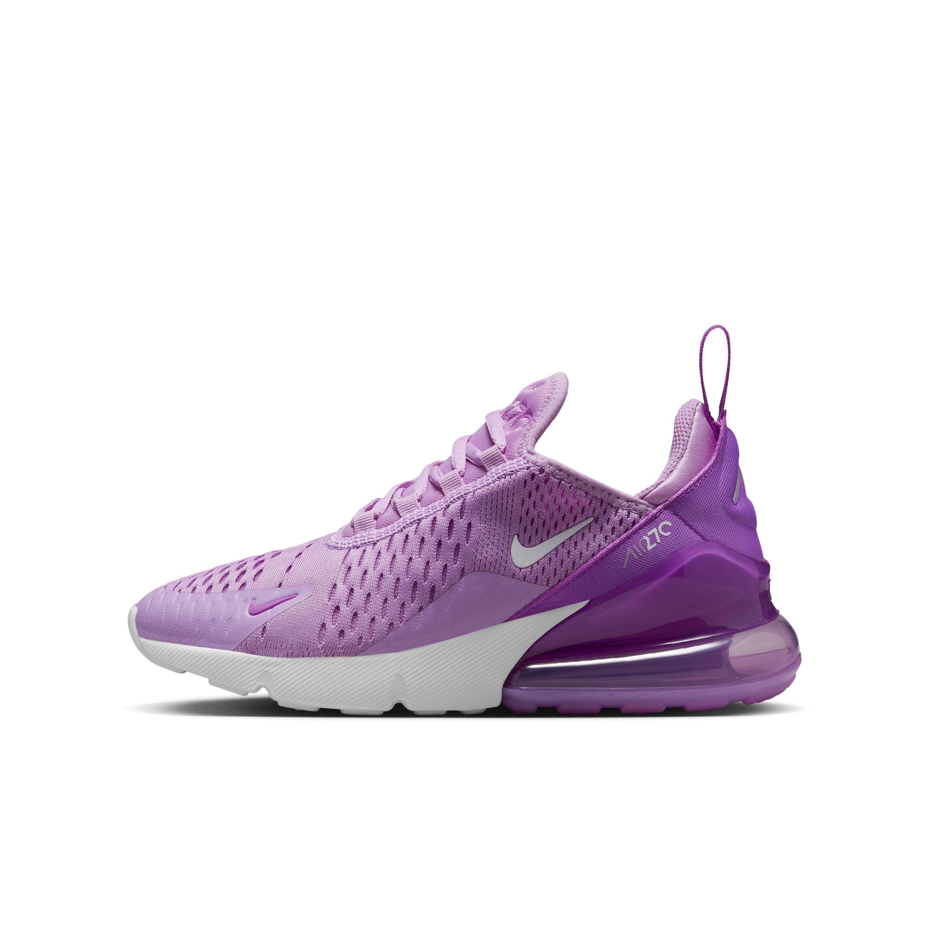 Nike Air Max 270 Rush Fuchsia Fuchsia Dream White Grade School Girls Shoe Hibbett