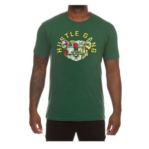 Hustle Gang Men's Pocket Posy Knit Short Sleeve T-Shirt - Green - GREEN
