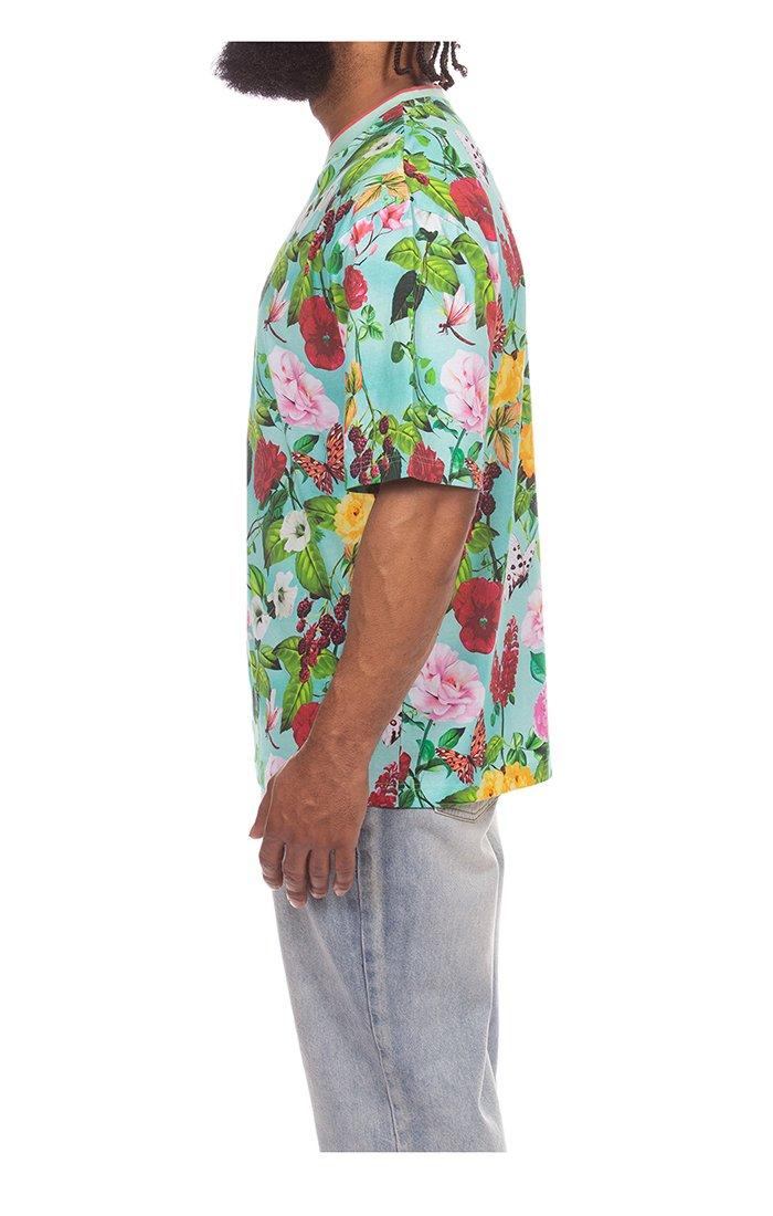 Hustle Gang Men's Posy Knit Short Sleeve T-Shirt - Multi-Color - MULTI-COLOR