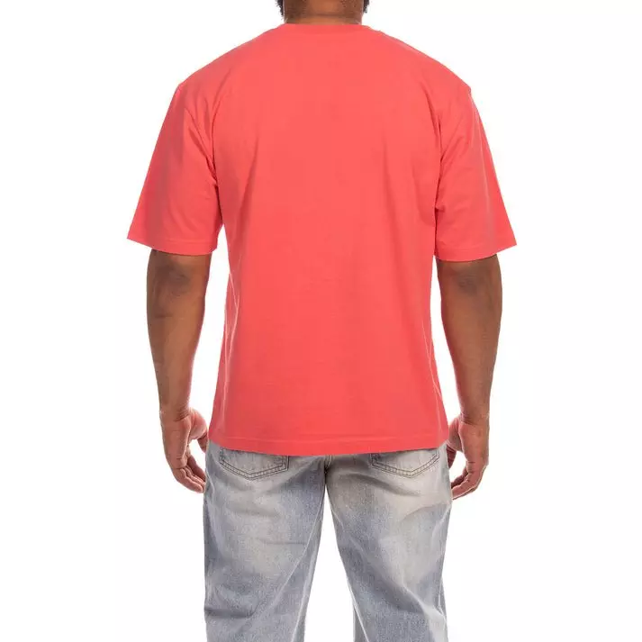 Hustle Gang Men's Volley Bear Knit Short Sleeve T-Shirt - Rose - ROSE