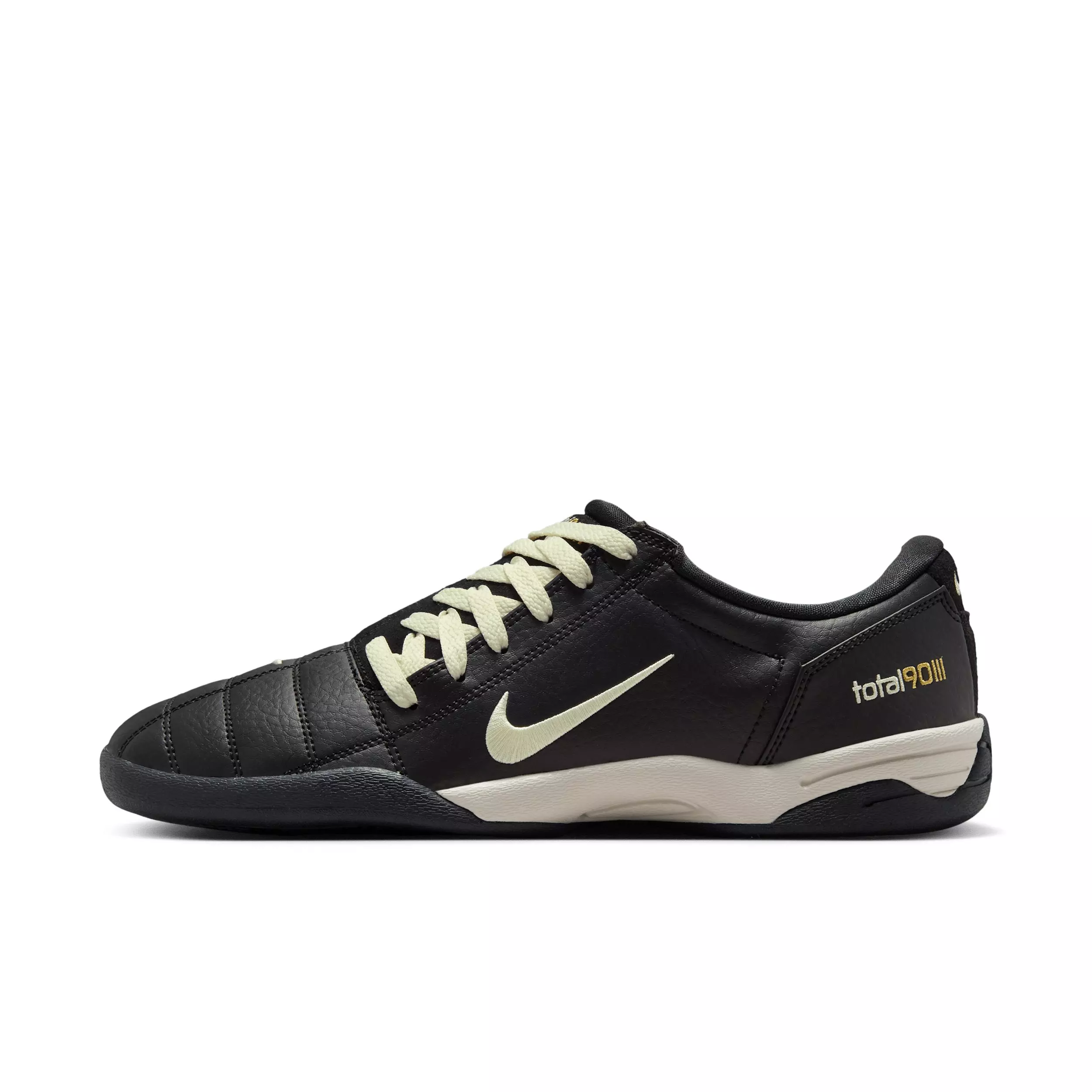 Nike Total 90 "Black/Metallic Gold/Light Orewood Brown/Coconut Milk" Men's Shoe - BLACK/GOLD/LT BROWN/MILK