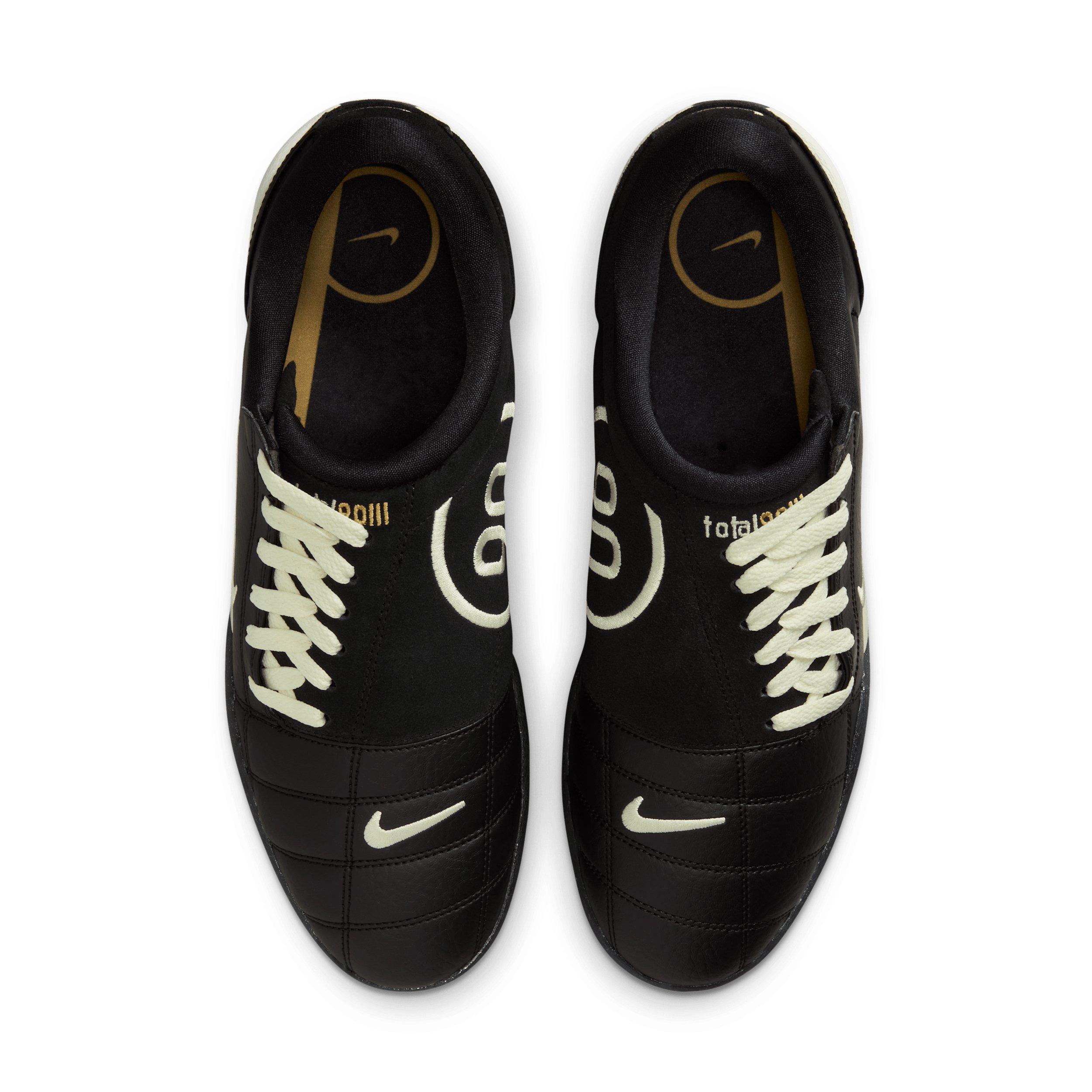 Nike Total 90 "Black/Metallic Gold/Light Orewood Brown/Coconut Milk" Men's Shoe - BLACK/GOLD/LT BROWN/MILK Thumbnail View 4