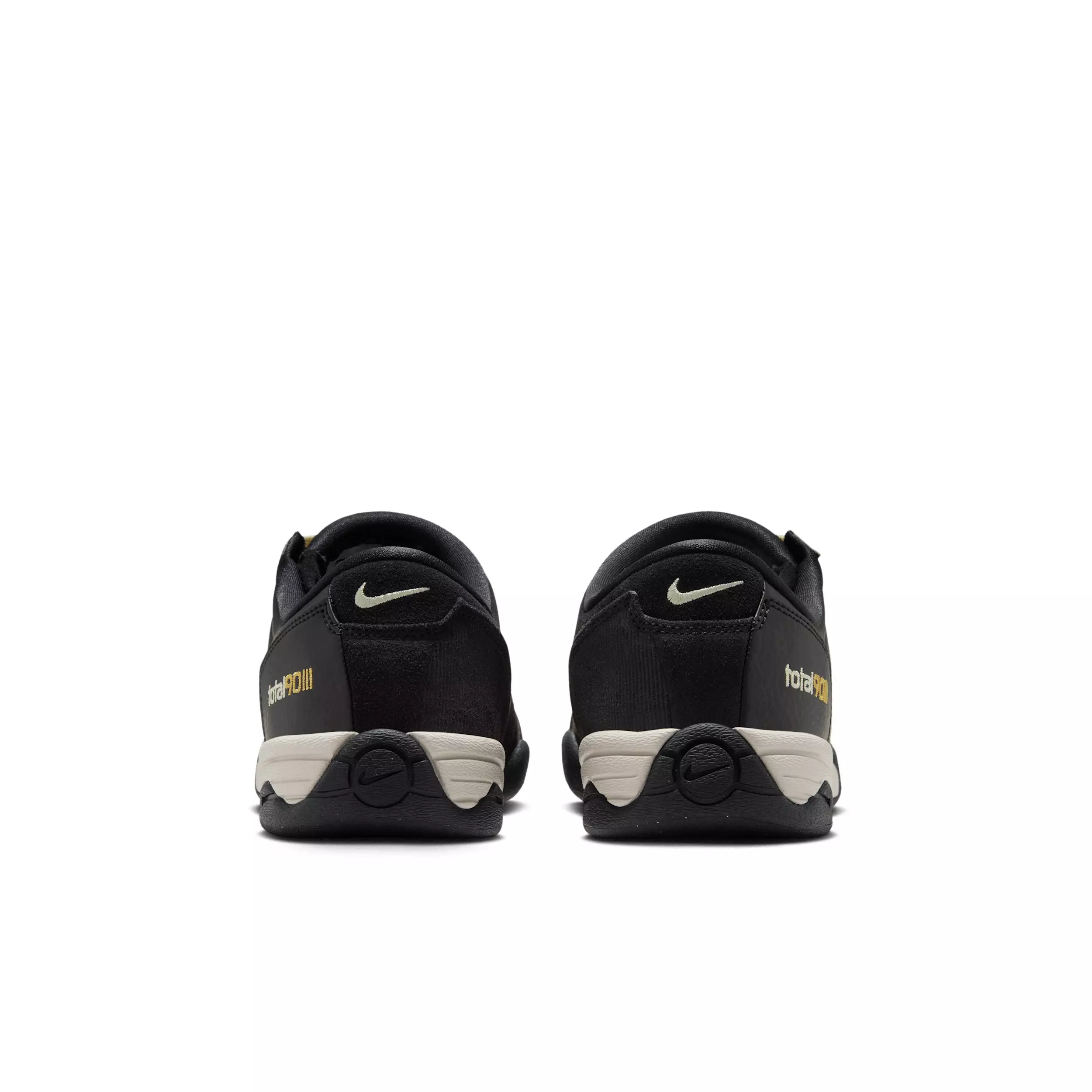 Nike Total 90 "Black/Metallic Gold/Light Orewood Brown/Coconut Milk" Men's Shoe - BLACK/GOLD/LT BROWN/MILK