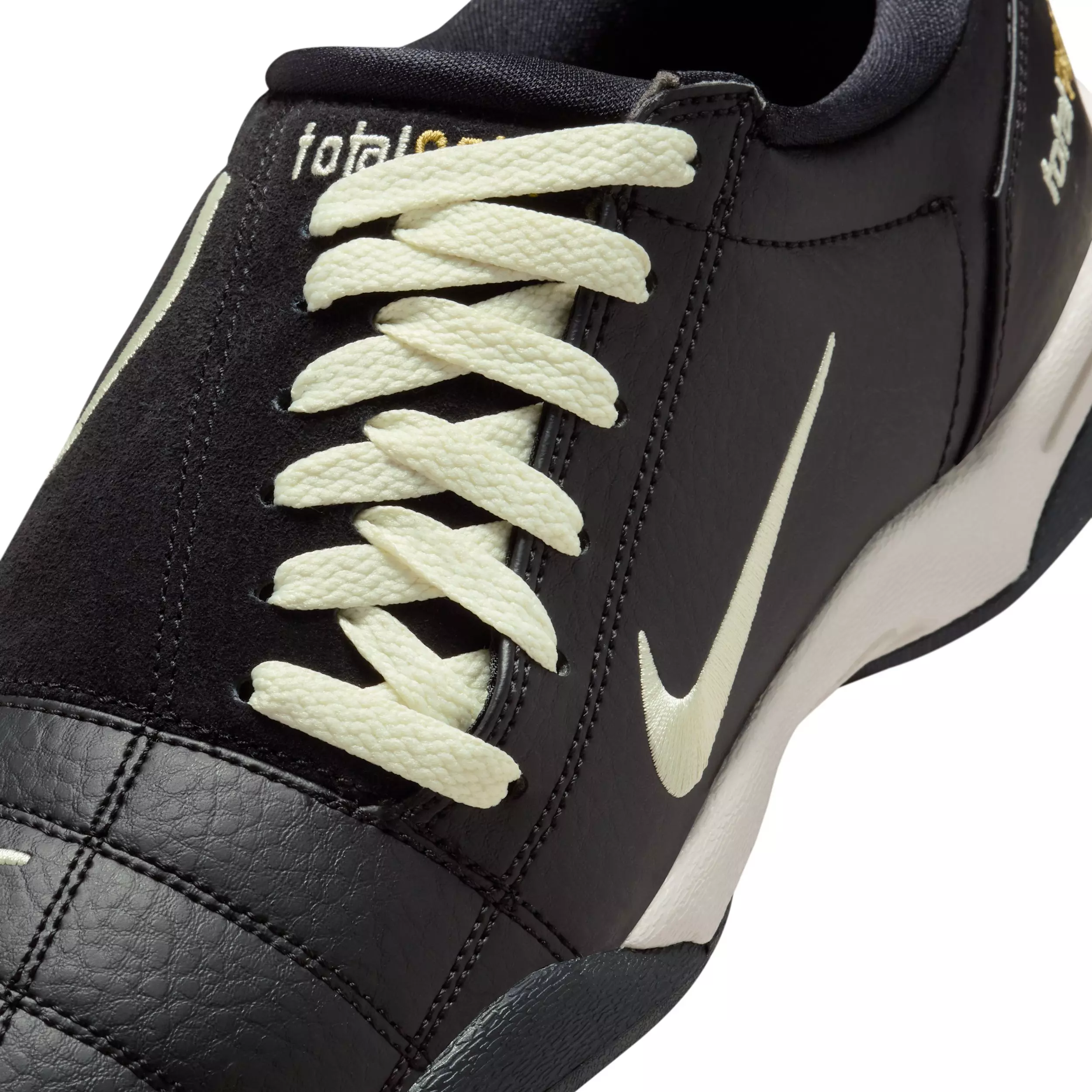 Nike Total 90 "Black/Metallic Gold/Light Orewood Brown/Coconut Milk" Men's Shoe - BLACK/GOLD/LT BROWN/MILK