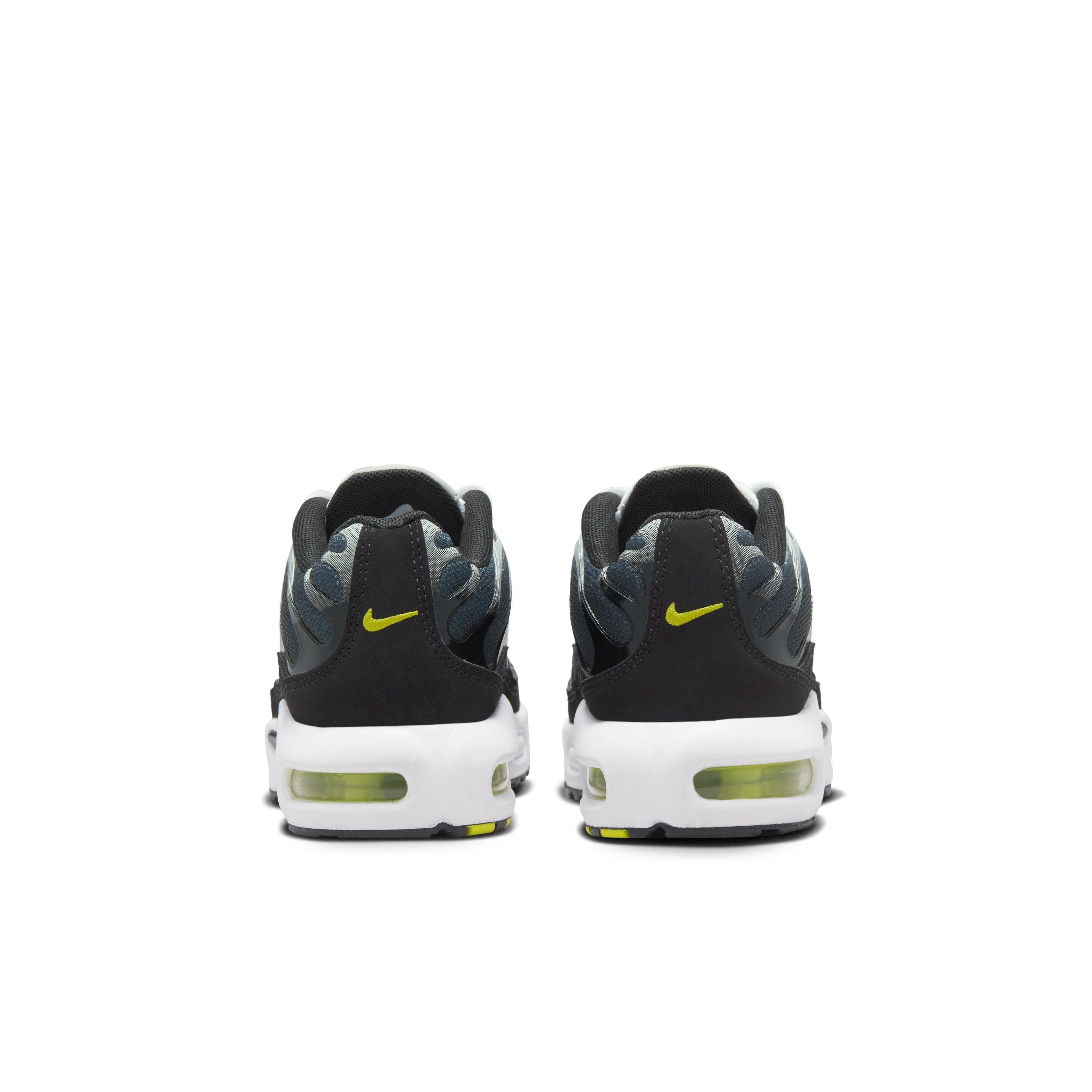 Nike Air Max Plus "Black/Bright Cactus/Light Silver/White" Preschool Boys' Shoe - BLACK/CACTUS/LT SILVER/WHITE Thumbnail View 5