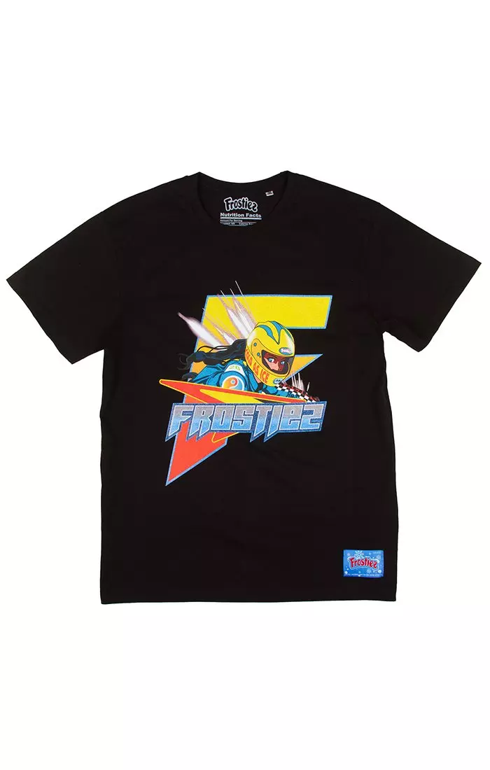 Frostiez Men's Raceway Short Sleeve T-Shirt - Black - BLACK