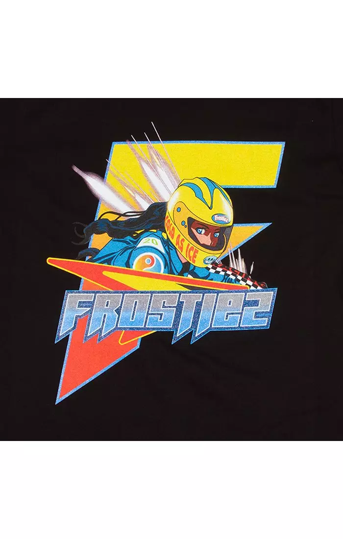 Frostiez Men's Raceway Short Sleeve T-Shirt - Black - BLACK